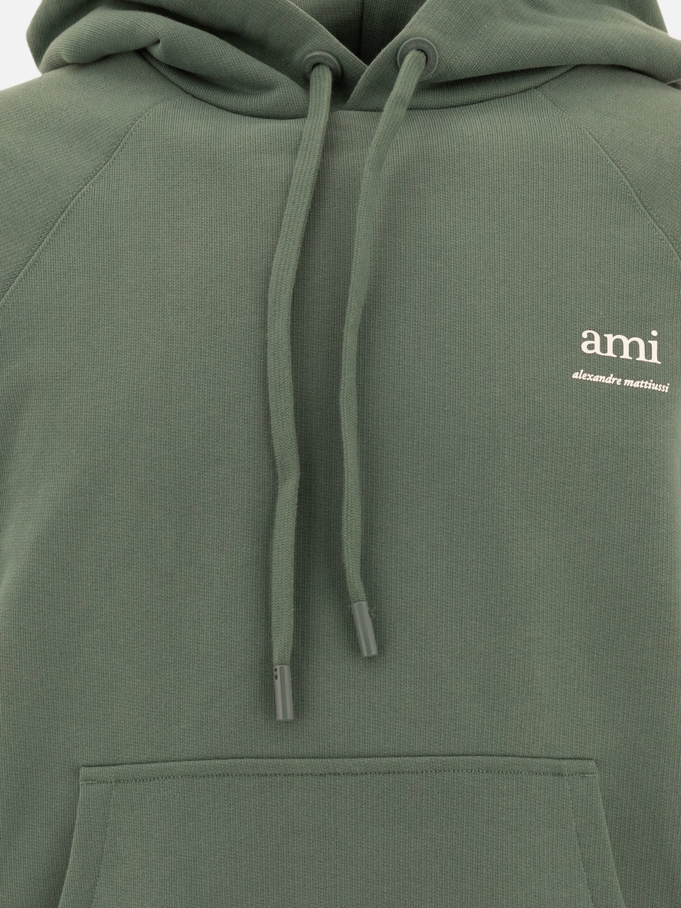 Ami Paris "Ami Alexandre Mattiussi" hoodie 14629940_S Green 3