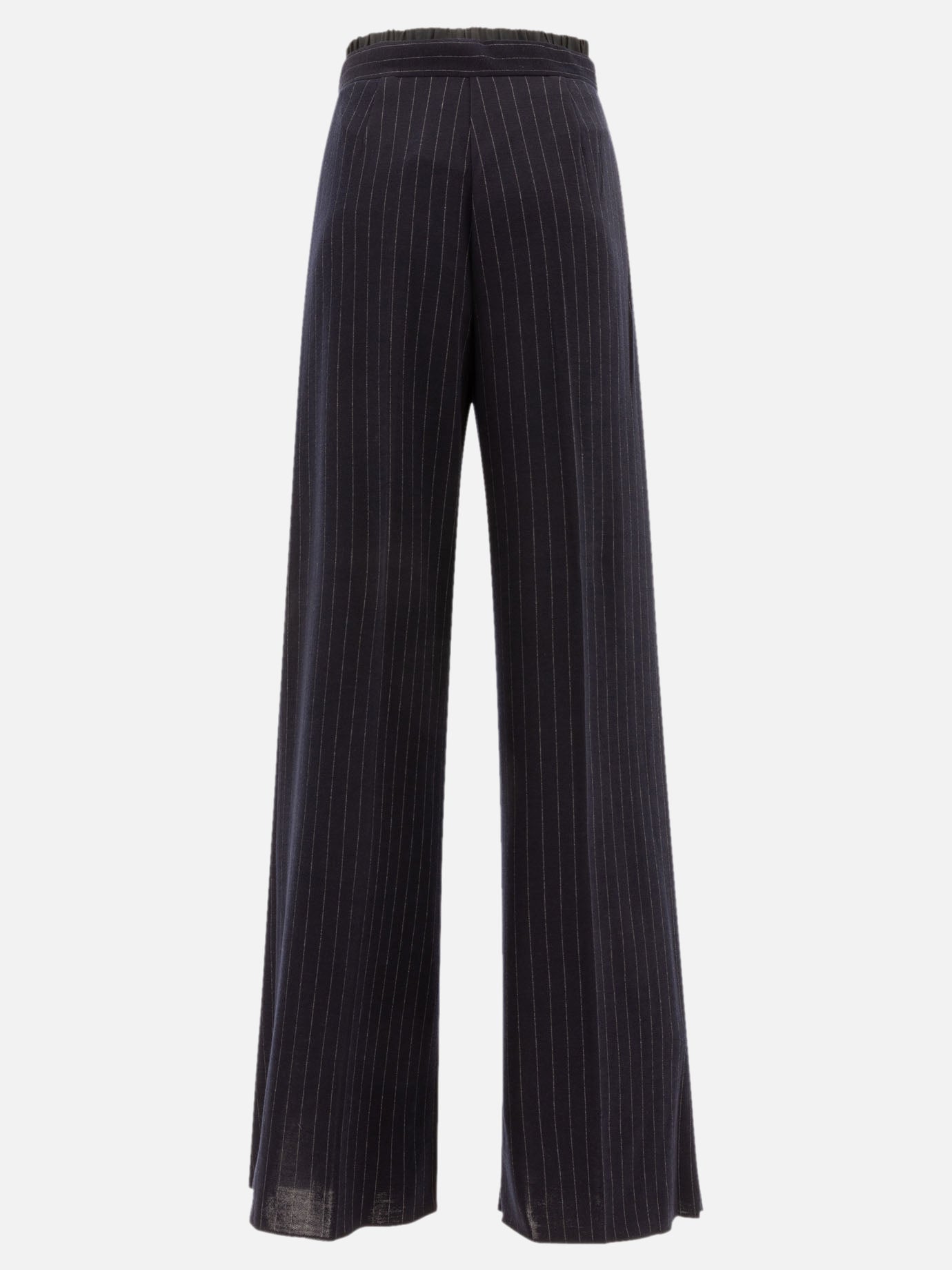 Max Mara "Piroghe" pinstriped trousers 10055236_40 Blue 2