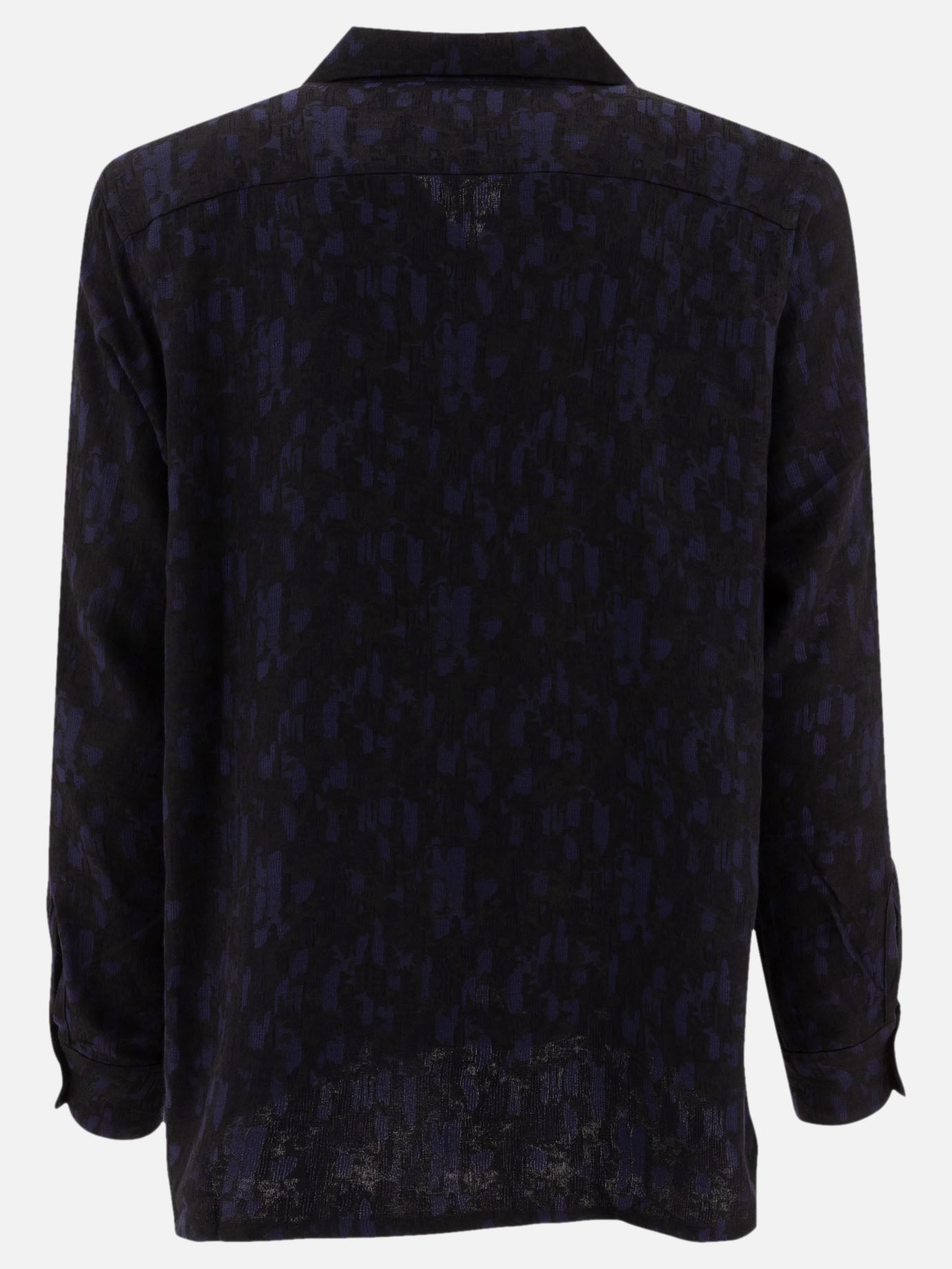 Needles "Abstract Jacquard" shirt 15809770_S Blue 2