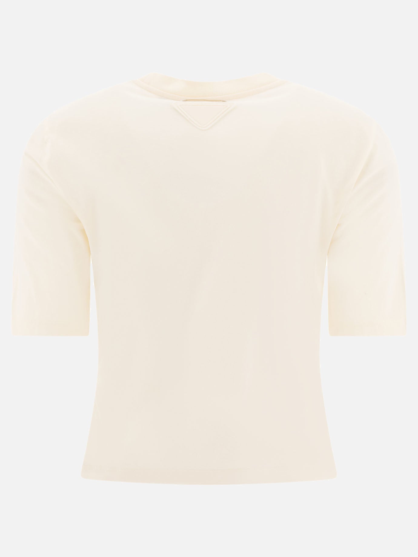 Prada Printed jersey t-shirt 17592392_S White 2