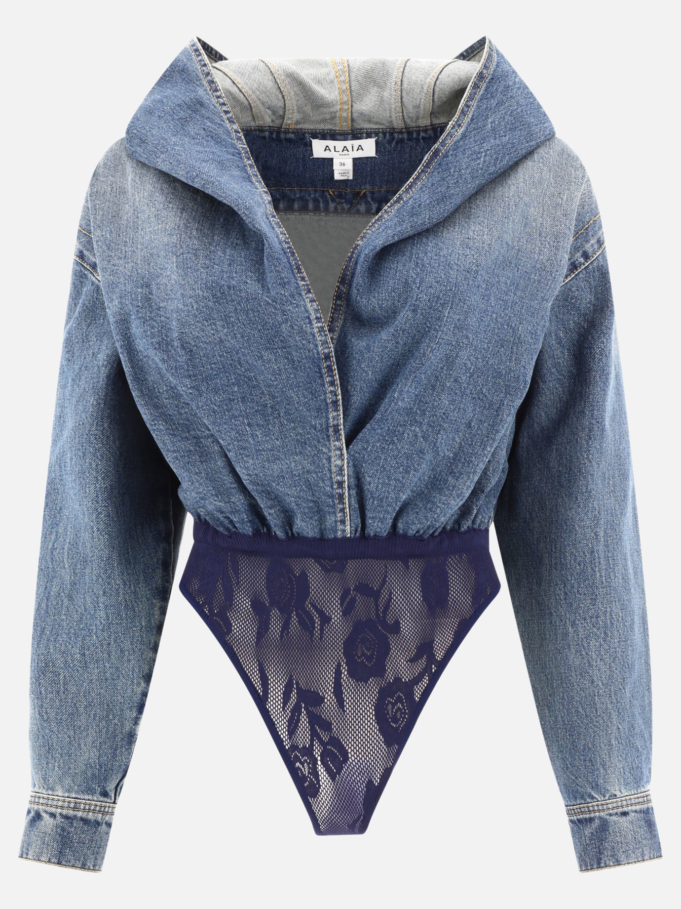 Bodysuits 100% cotton  Blue - Alaïa Women | PDP | VIETTI Online Store | Zoom-Modal
