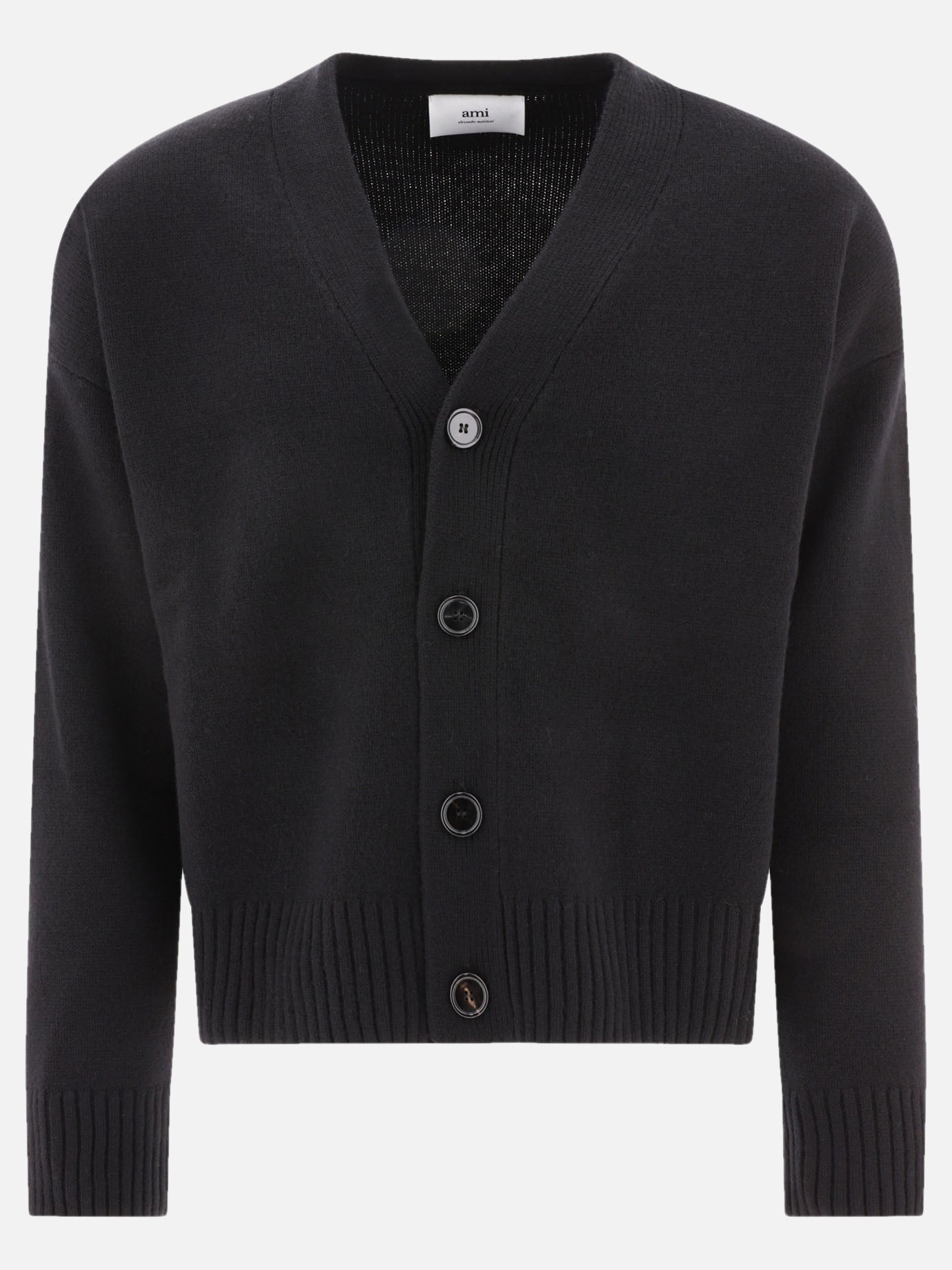 Cardigans 90% wool 10% cashmere  Black - Ami Paris Men | PDP | VIETTI Online Store | Zoom-Modal
