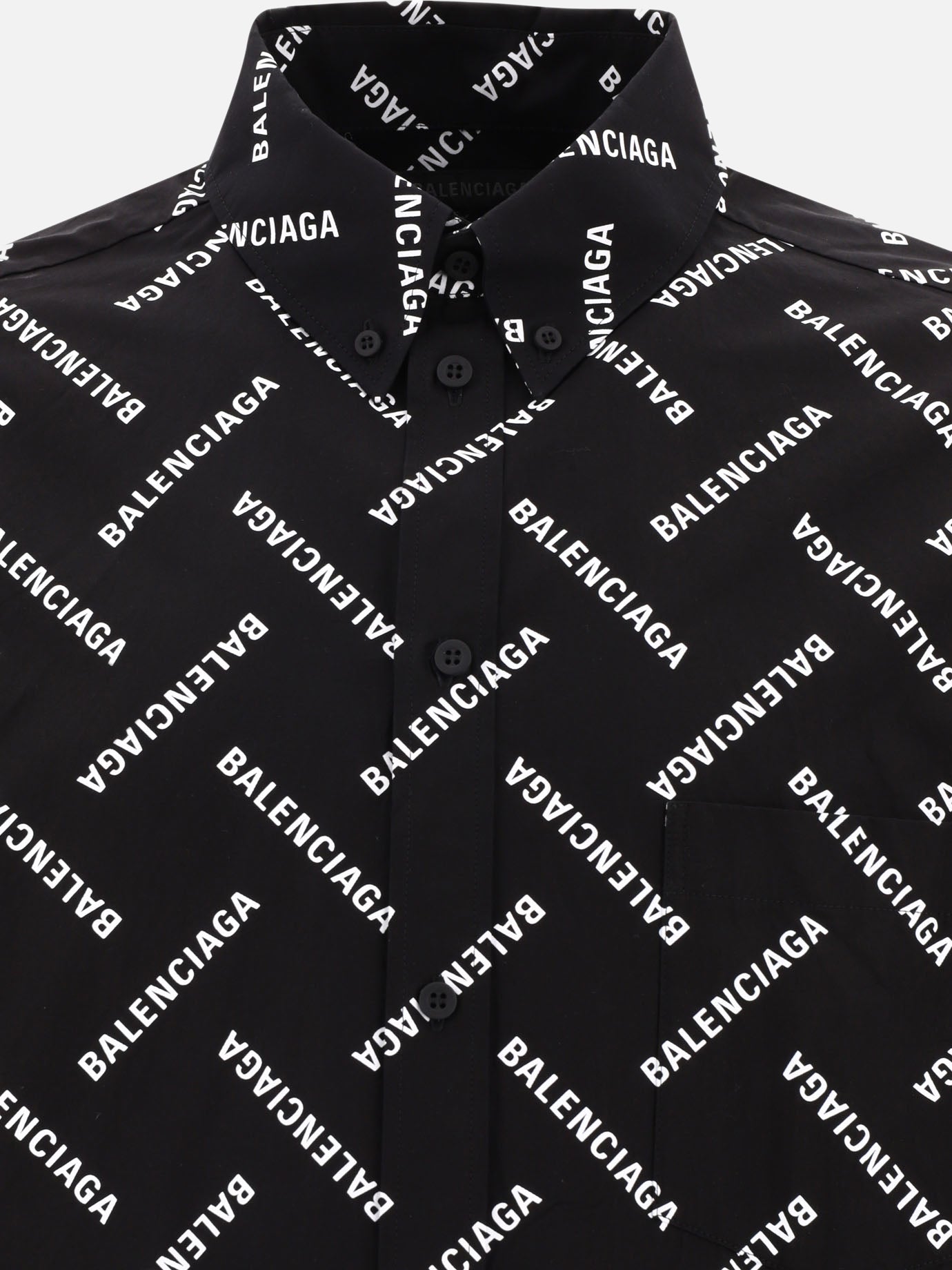 Casual shirts 100% cotton  Black - Balenciaga Men | PDP | VIETTI Online Store | thumbnail_3
