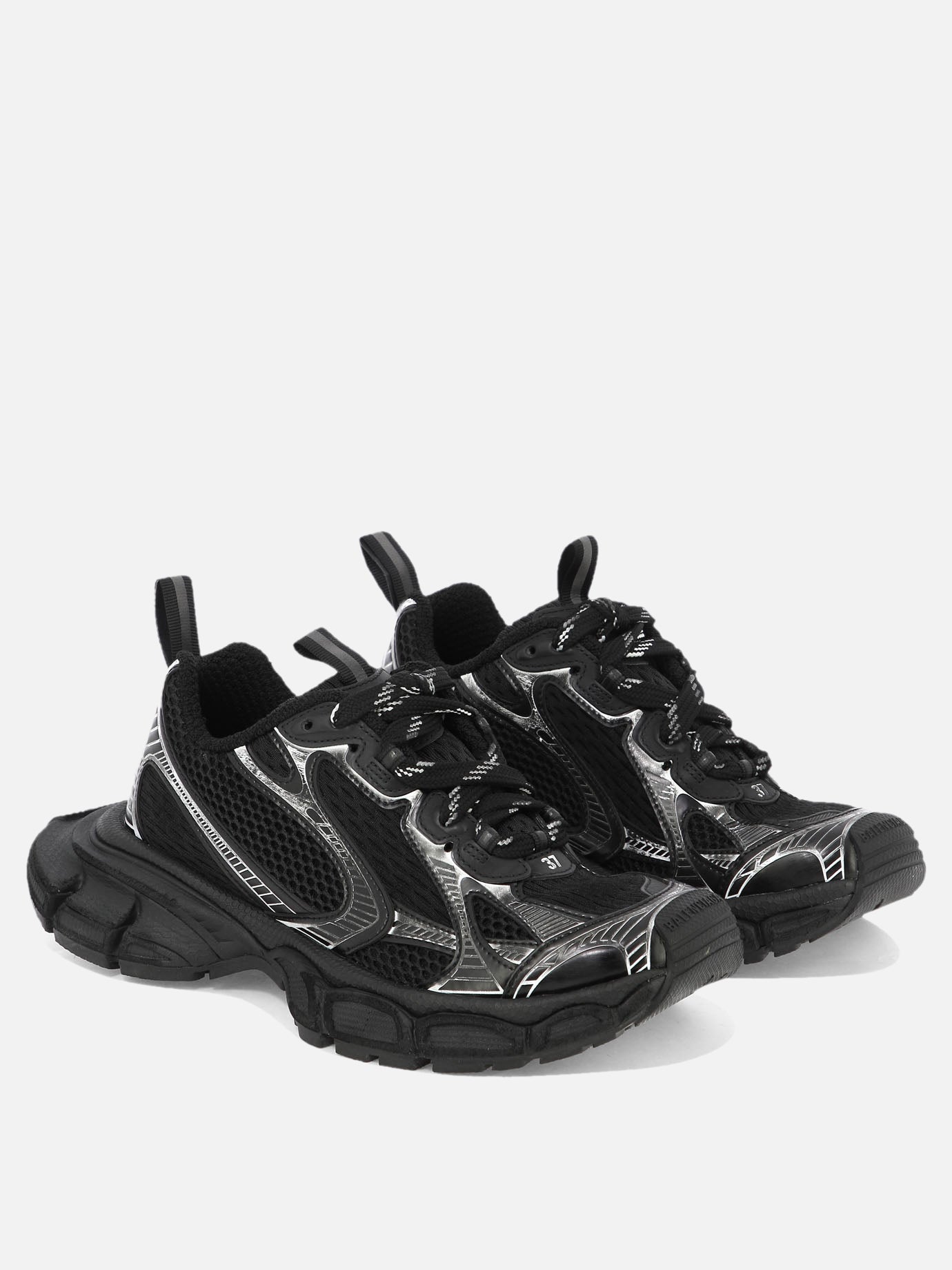 Low top sneakers 55% polyurethane 45% polyester - 100% rubber  Black - Balenciaga Women | PDP | VIETTI Online Store | Zoom-Modal_2
