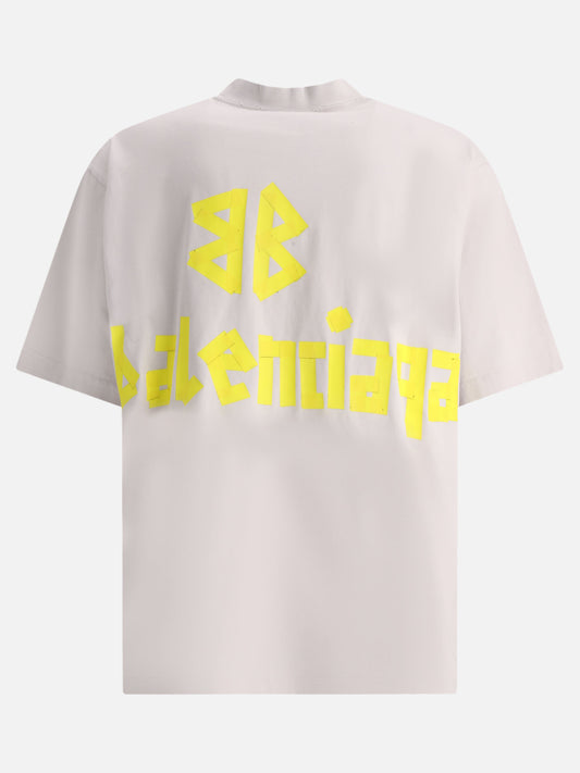 Crewneck t-shirts 100% cotton  White - Balenciaga Men | PLP | VIETTI Online Store | 2
