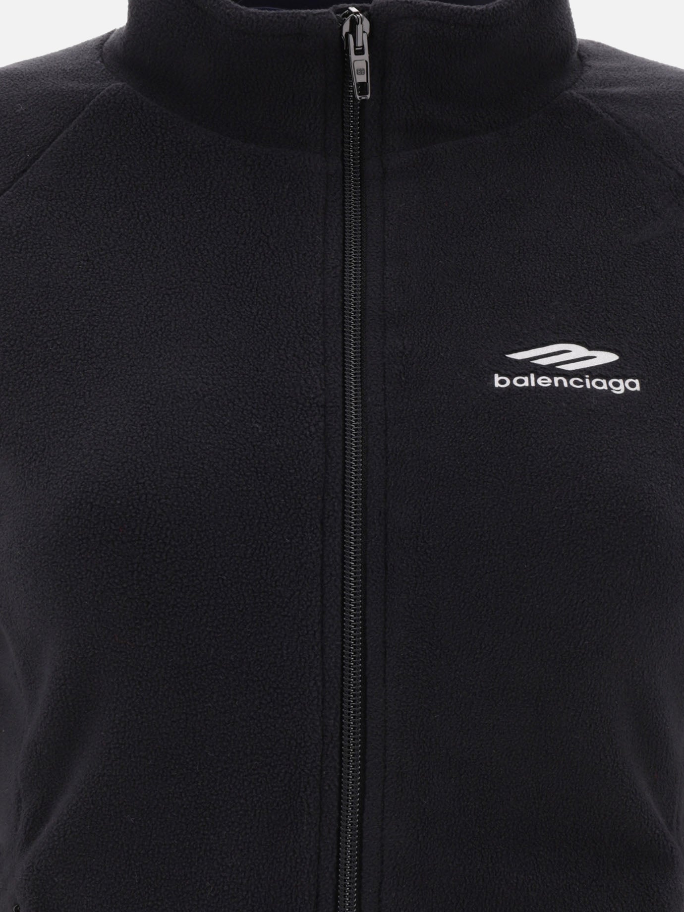 Full zip sweatshirts 100% polyester  Black - Balenciaga Women | PDP | VIETTI Online Store | Zoom-Modal_3
