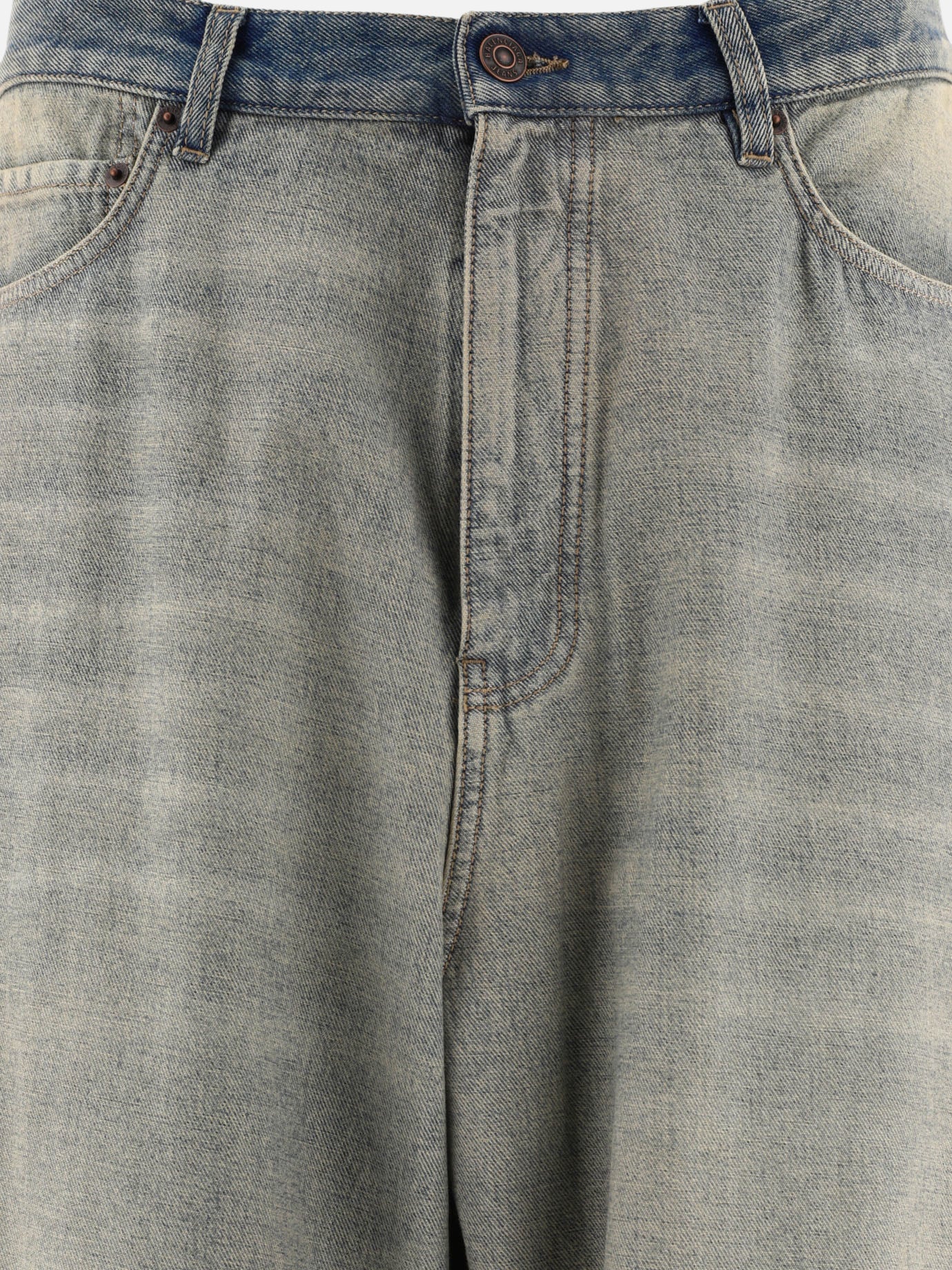 Leisure trousers 100% cotton  Light blue - Balenciaga Men | PDP | VIETTI Online Store | thumbnail_3