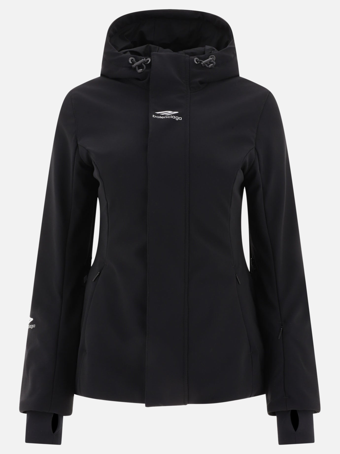 Parkas 51% nylon 35% polyester 14% elastane  Black - Balenciaga Women | PDP | VIETTI Online Store | Zoom-Modal
