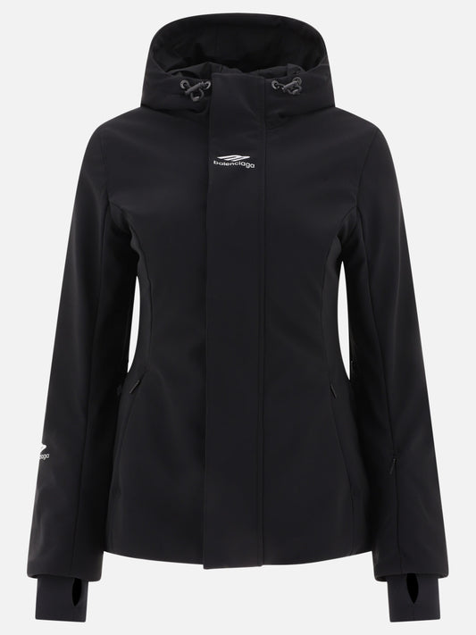 Parkas 51% nylon 35% polyester 14% elastane  Black - Balenciaga Women | PLP | VIETTI Online Store 
