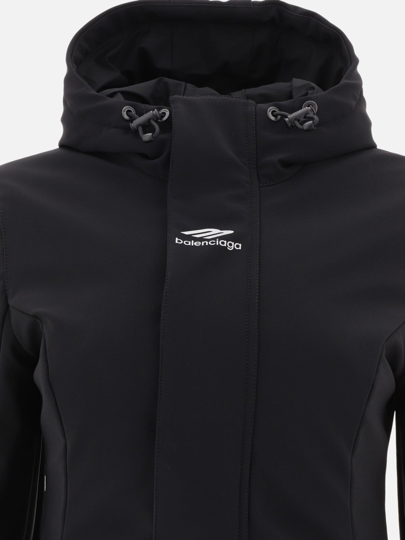 Parkas 51% nylon 35% polyester 14% elastane  Black - Balenciaga Women | PDP | VIETTI Online Store | Zoom-Modal_3
