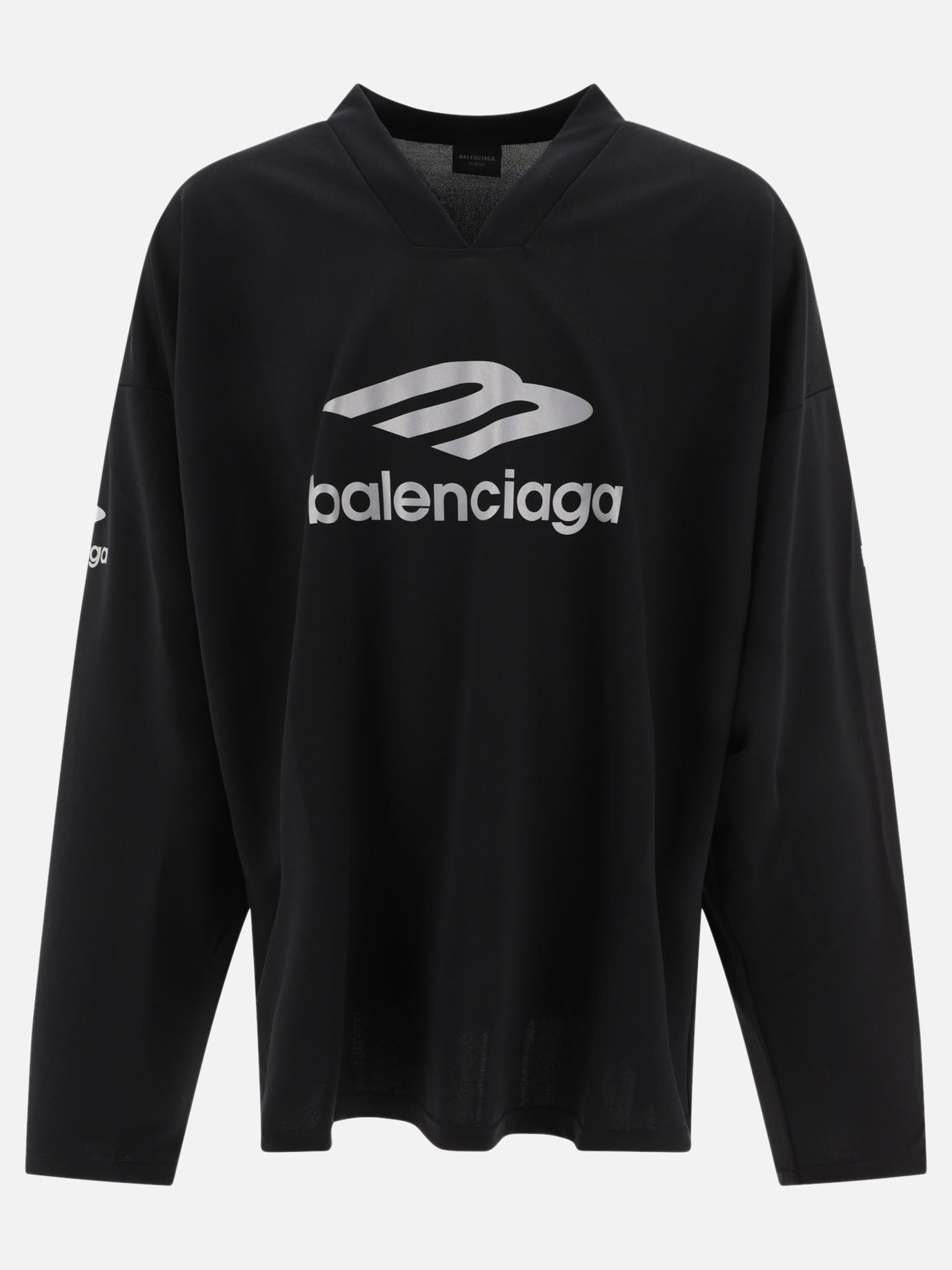 Crewneck t-shirts 100% polyester  Black - Balenciaga Men | PDP | VIETTI Online Store | Zoom-Modal
