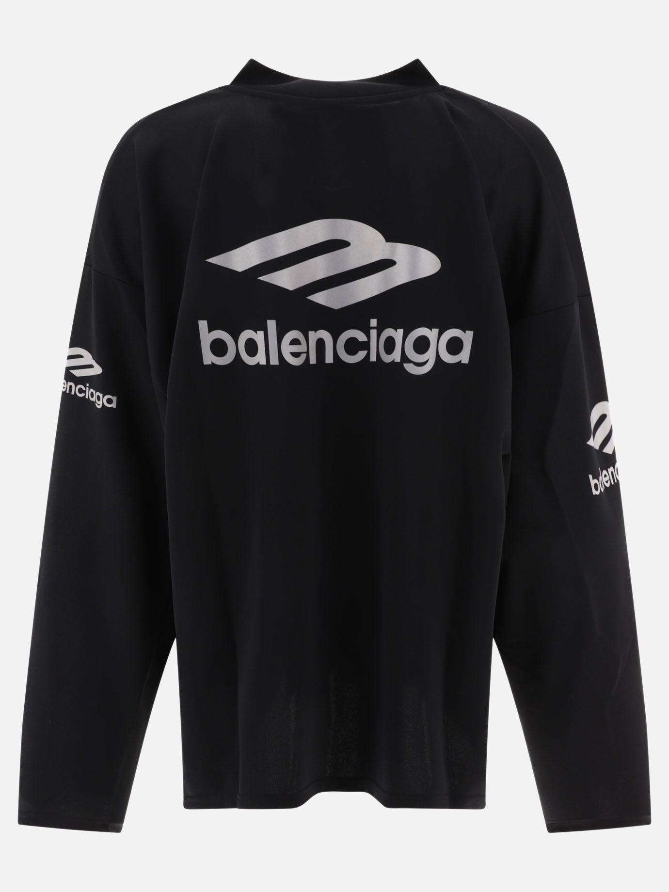 Crewneck t-shirts 100% polyester  Black - Balenciaga Men | PDP | VIETTI Online Store | thumbnail_2
