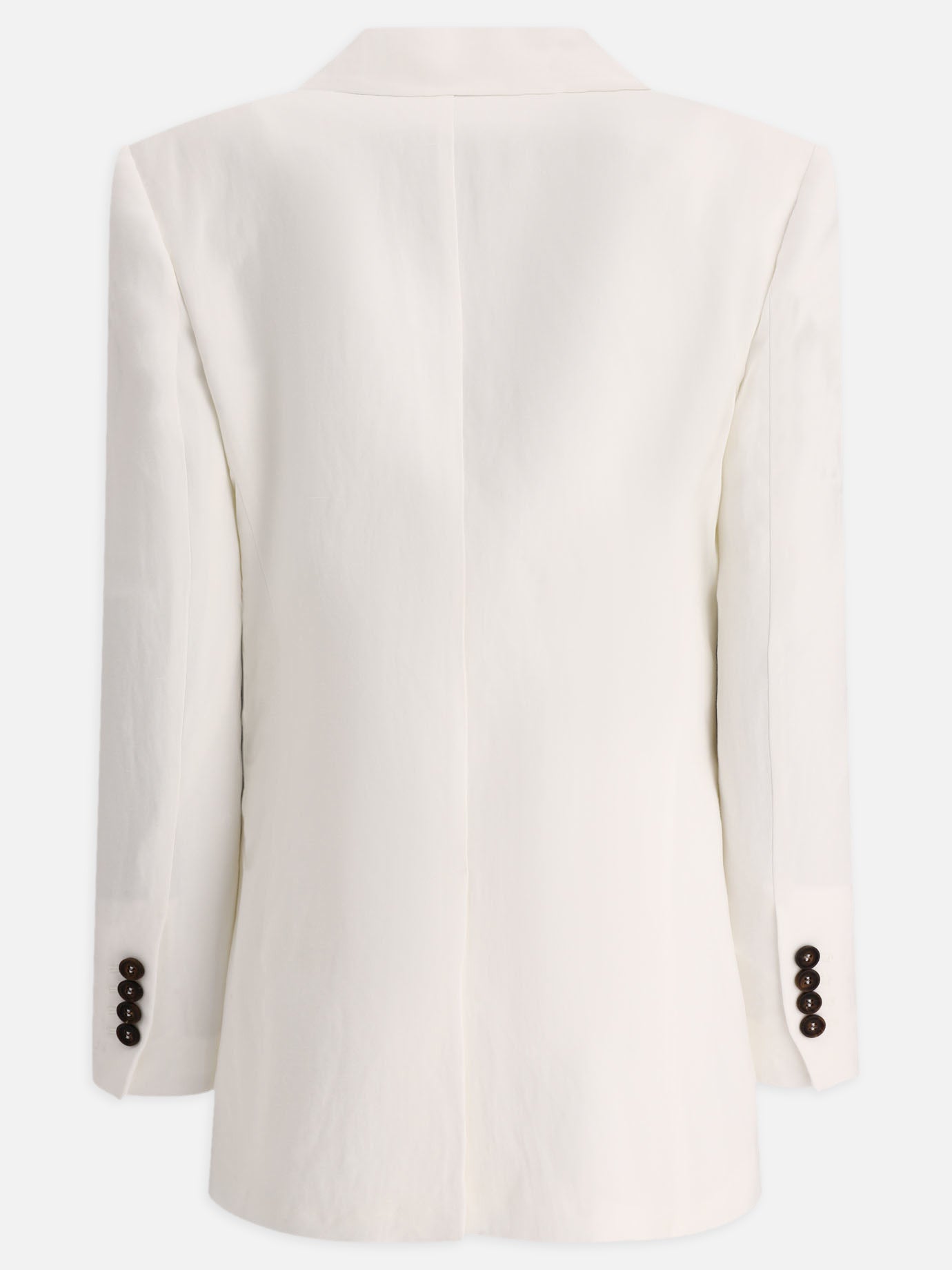 Blazers 73% viscose 27% linen  White - Brunello Cucinelli Women | PDP | VIETTI Online Store | thumbnail_2