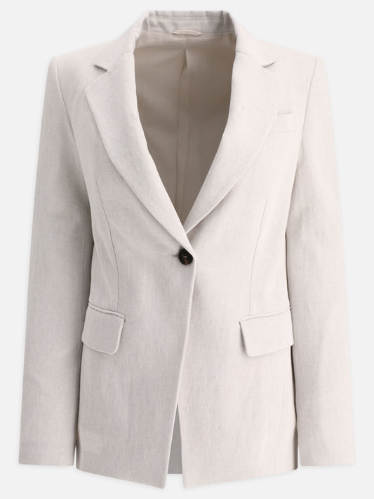 Cotton blend blazer