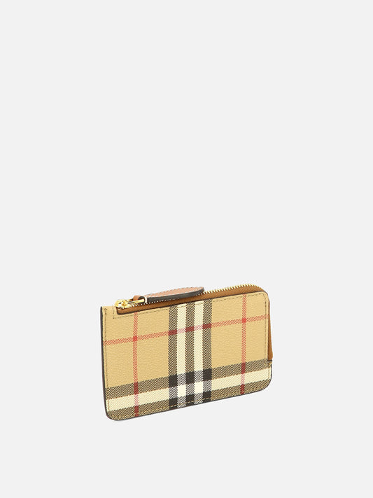 Wallets 69% polyurethane 17% polyester 14% cotton  Beige - Burberry Women | PLP | VIETTI Online Store | 2
