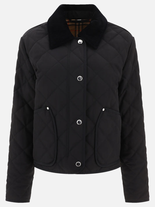 Quilted & Utility Jackets 100% polyester - Padding: polyester  Black - Burberry Women | PLP | VIETTI Online Store 
