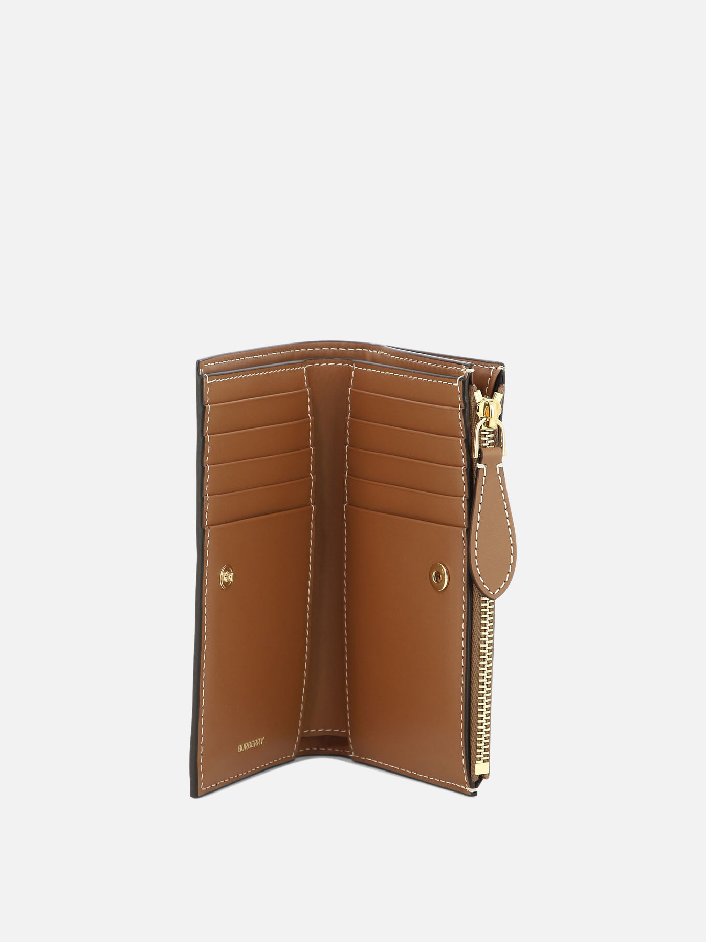 Wallets 71% polyurethane 16% polyester 12% cotton 1% acrylic  Beige - Burberry Women | PDP | VIETTI Online Store | thumbnail_5