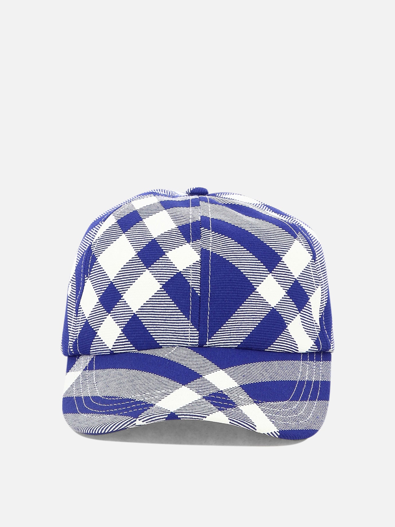 Baseball caps 67% polyester 33% wool  Blue - Burberry Women | PDP | VIETTI Online Store | thumbnail