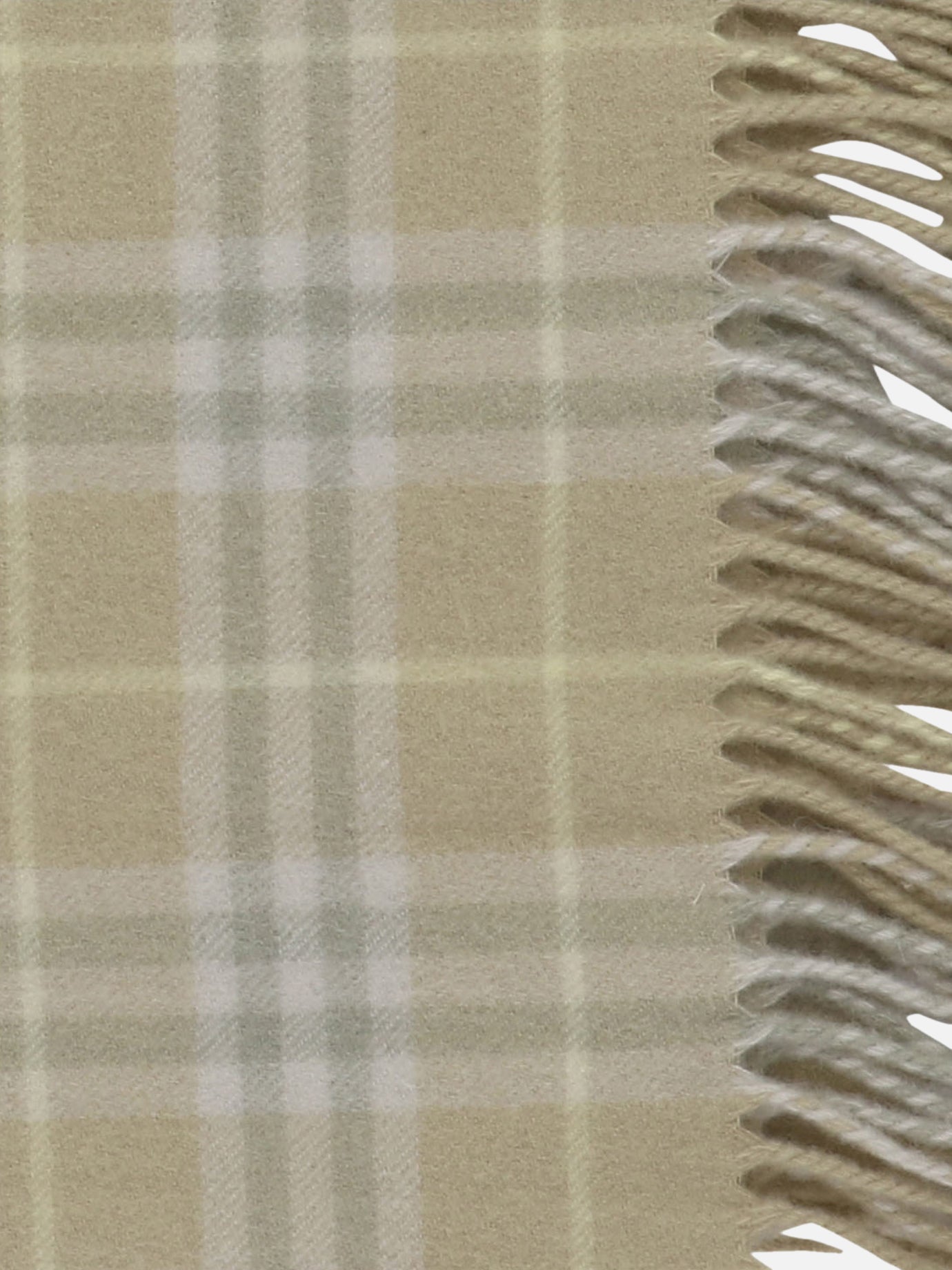 Fringed scarves 100% cashmere  Beige - Burberry Women | PDP | VIETTI Online Store | Zoom-Modal_2
