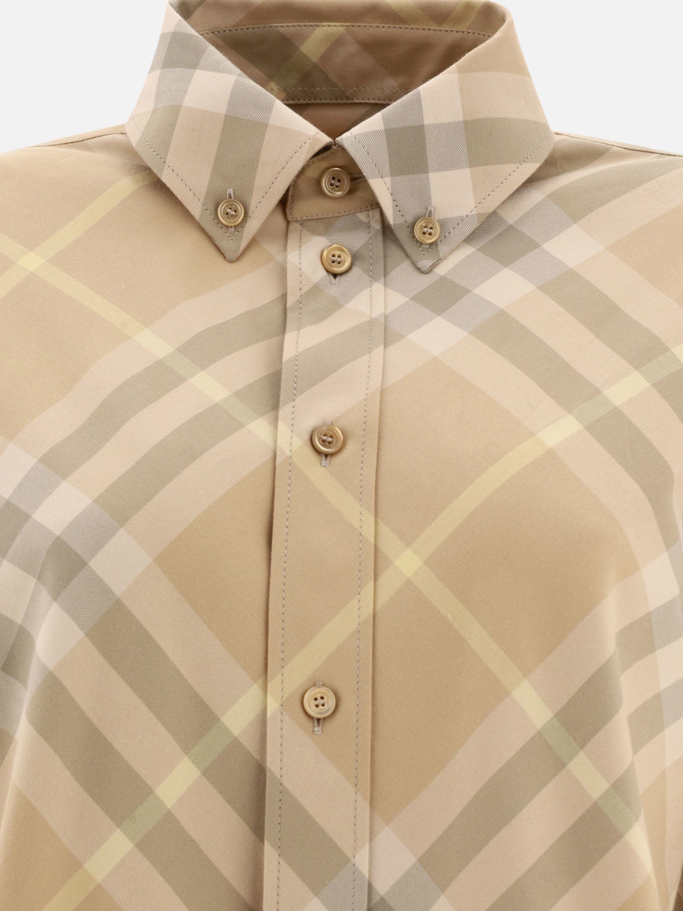 Casual shirts 100% cotton  Beige - Burberry Women | PDP | VIETTI Online Store | Zoom-Modal_3
