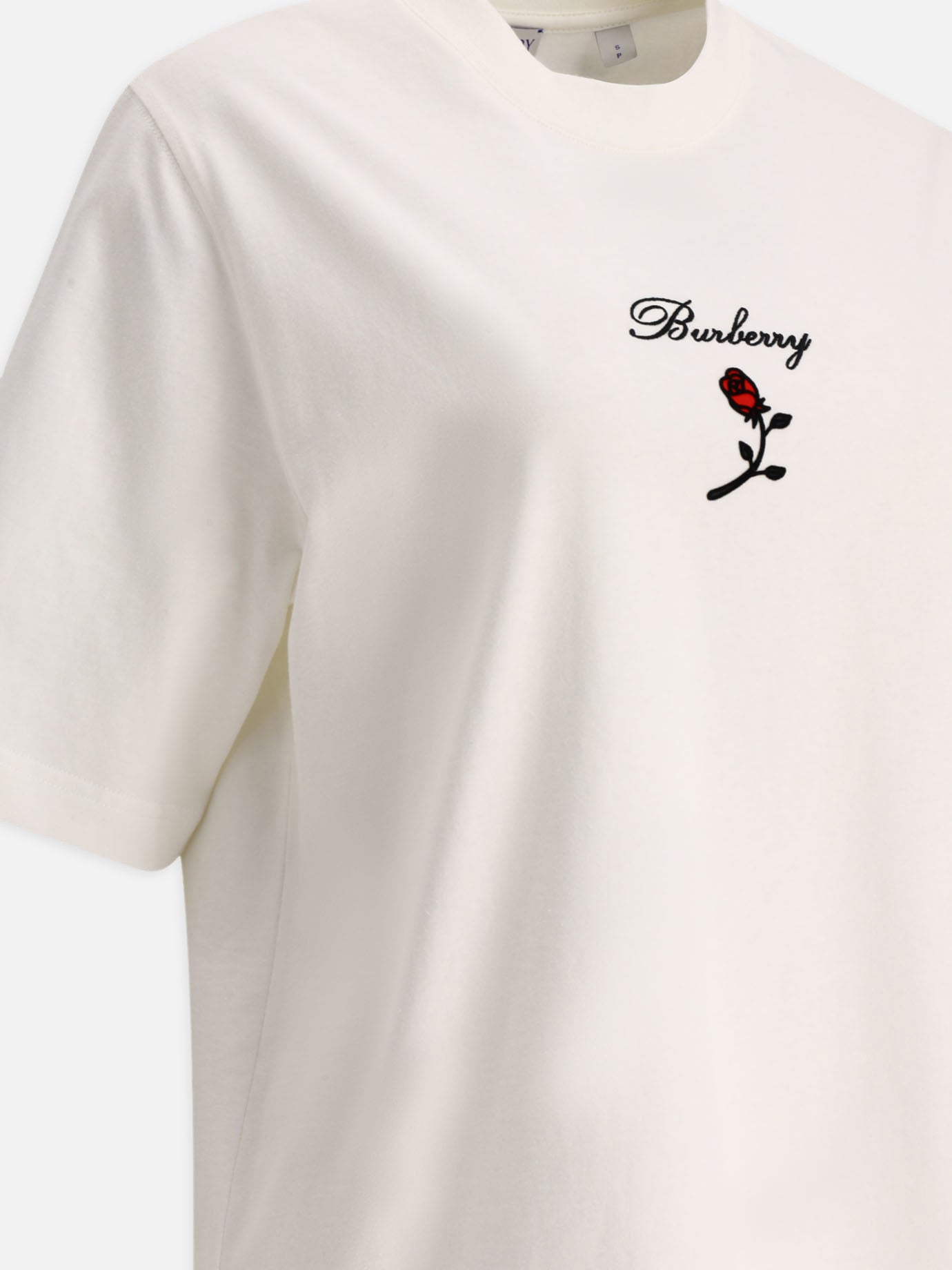 Crewneck t-shirts 100% cotton  White - Burberry Women | PDP | VIETTI Online Store | thumbnail_4