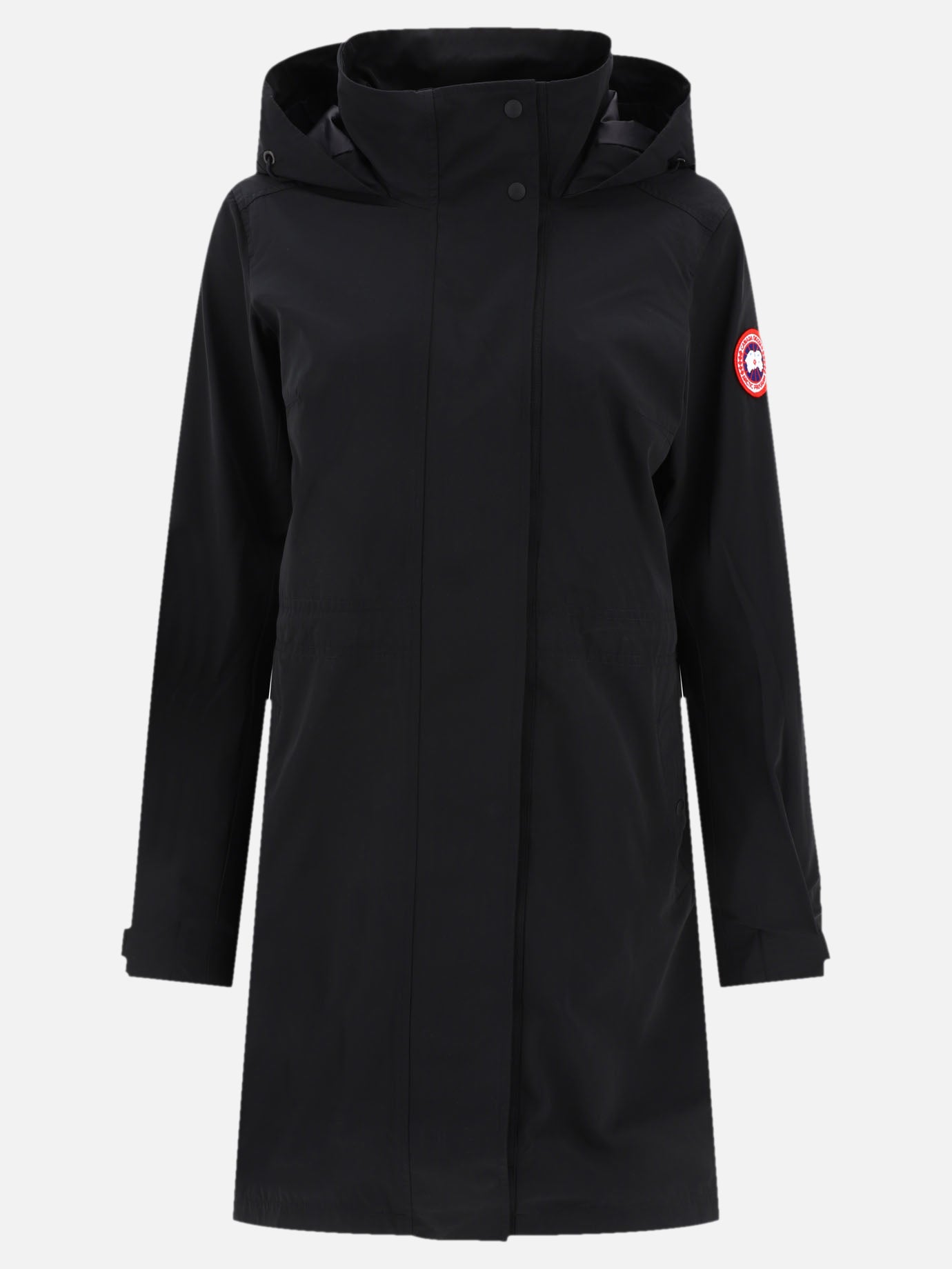 Raincoats & Trench coats 100% polyester  Black - Canada Goose Women | PDP | VIETTI Online Store | Zoom-Modal

