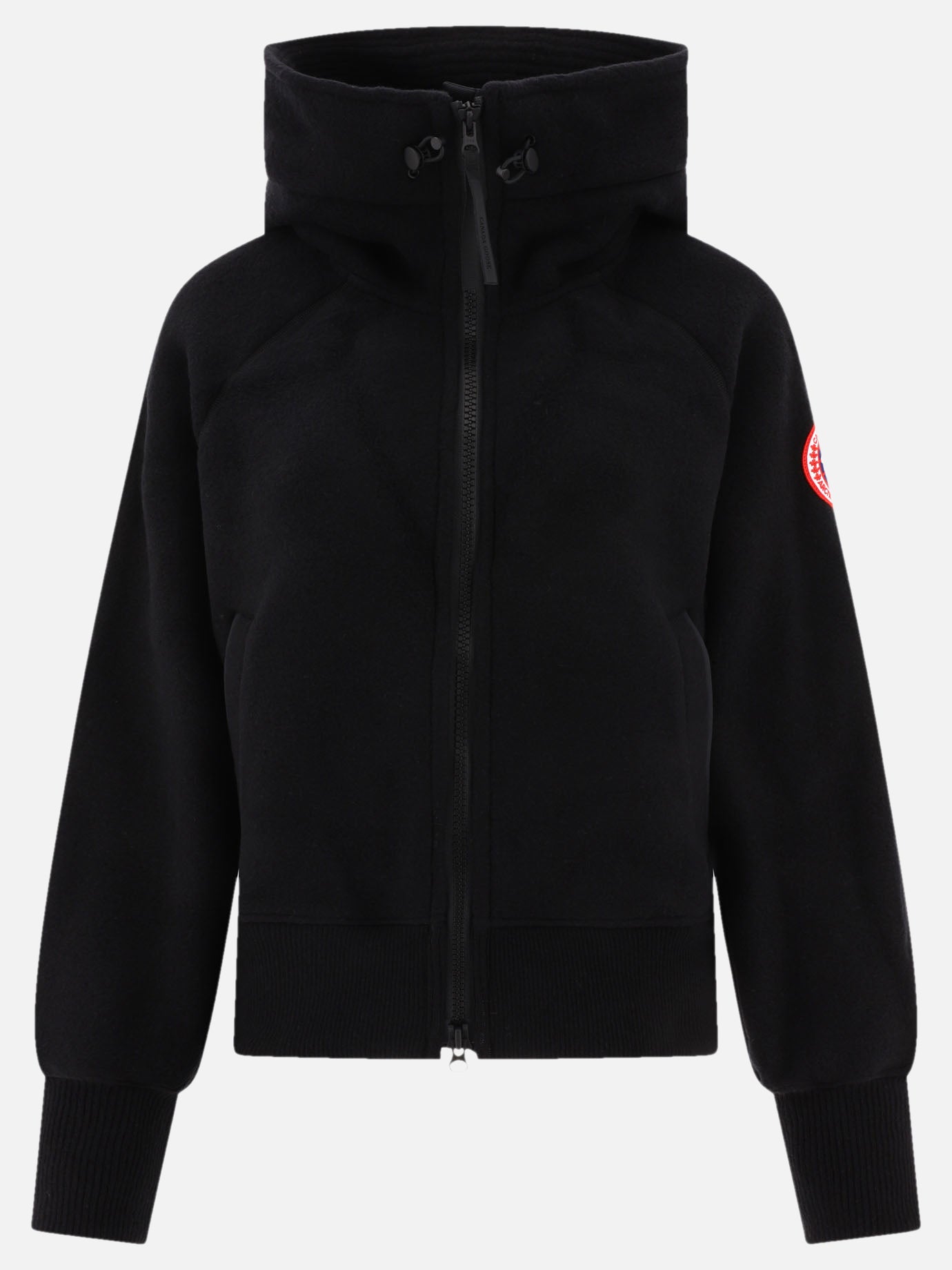 Bomber jackets 62% wool 17% lyocell 13% polyester 4% nylon 4% other fibers  Black - Canada Goose Women | PDP | VIETTI Online Store | Zoom-Modal
