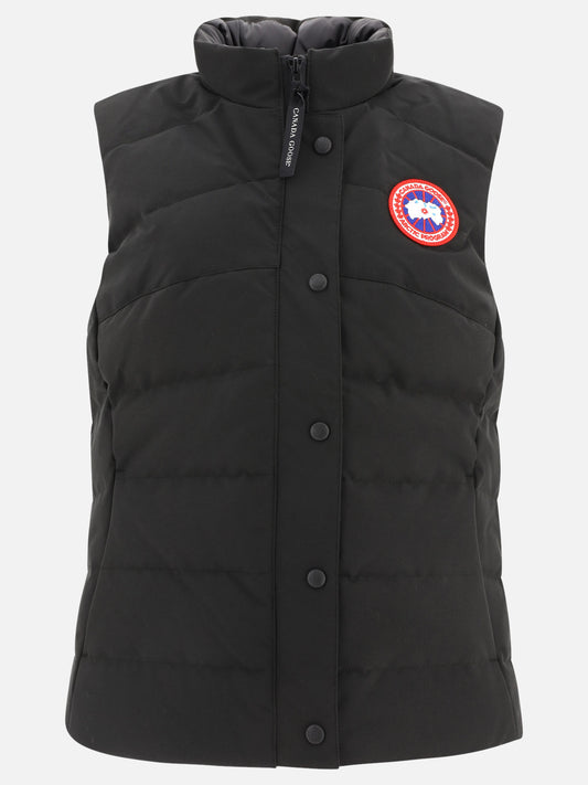 Vest jackets 84% polyester 16% cotton - Padding: down and feathers  Black - Canada Goose Women | PLP | VIETTI Online Store 

