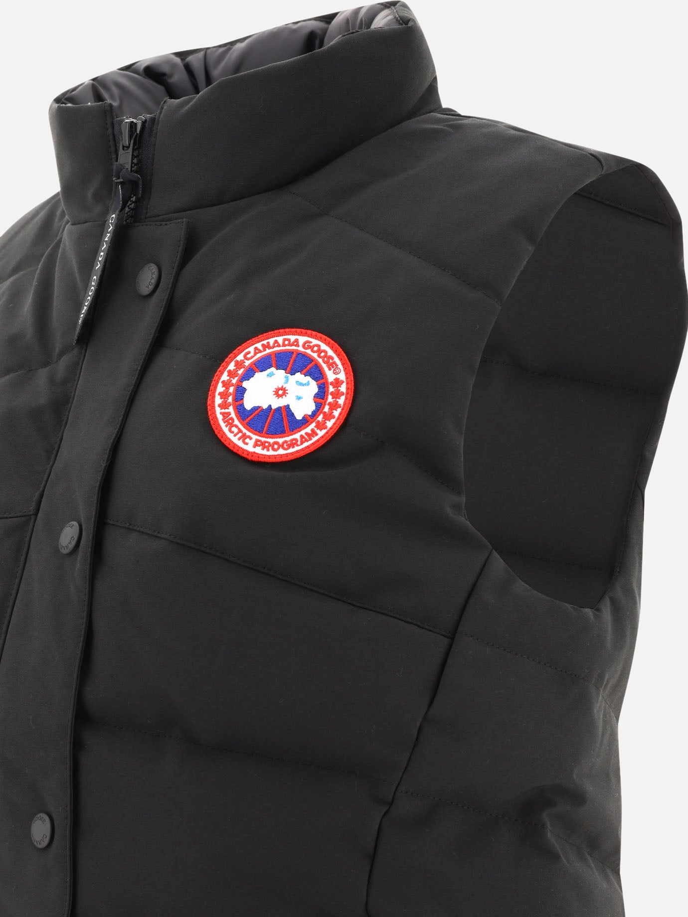 Vest jackets 84% polyester 16% cotton - Padding: down and feathers  Black - Canada Goose Women | PDP | VIETTI Online Store | thumbnail_4