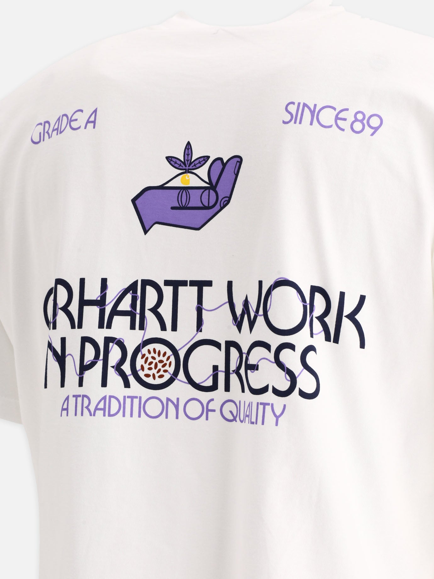 Crewneck t-shirts 100% cotton  White - Carhartt WIP Men | PDP | VIETTI Online Store | thumbnail_4