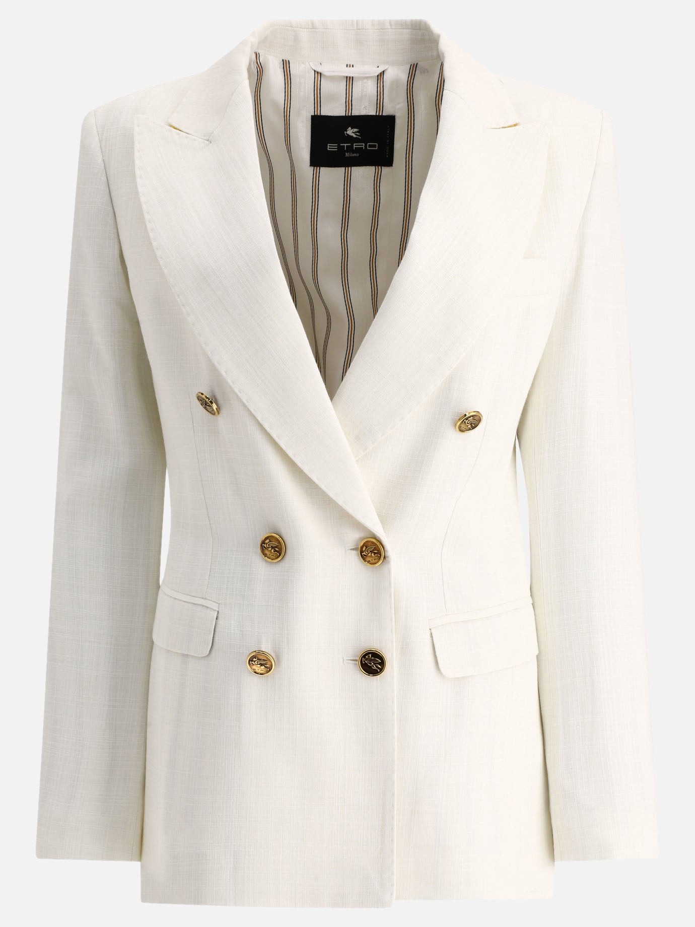 Blazers Solid colour  White - Etro Women | PDP | VIETTI Online Store | thumbnail