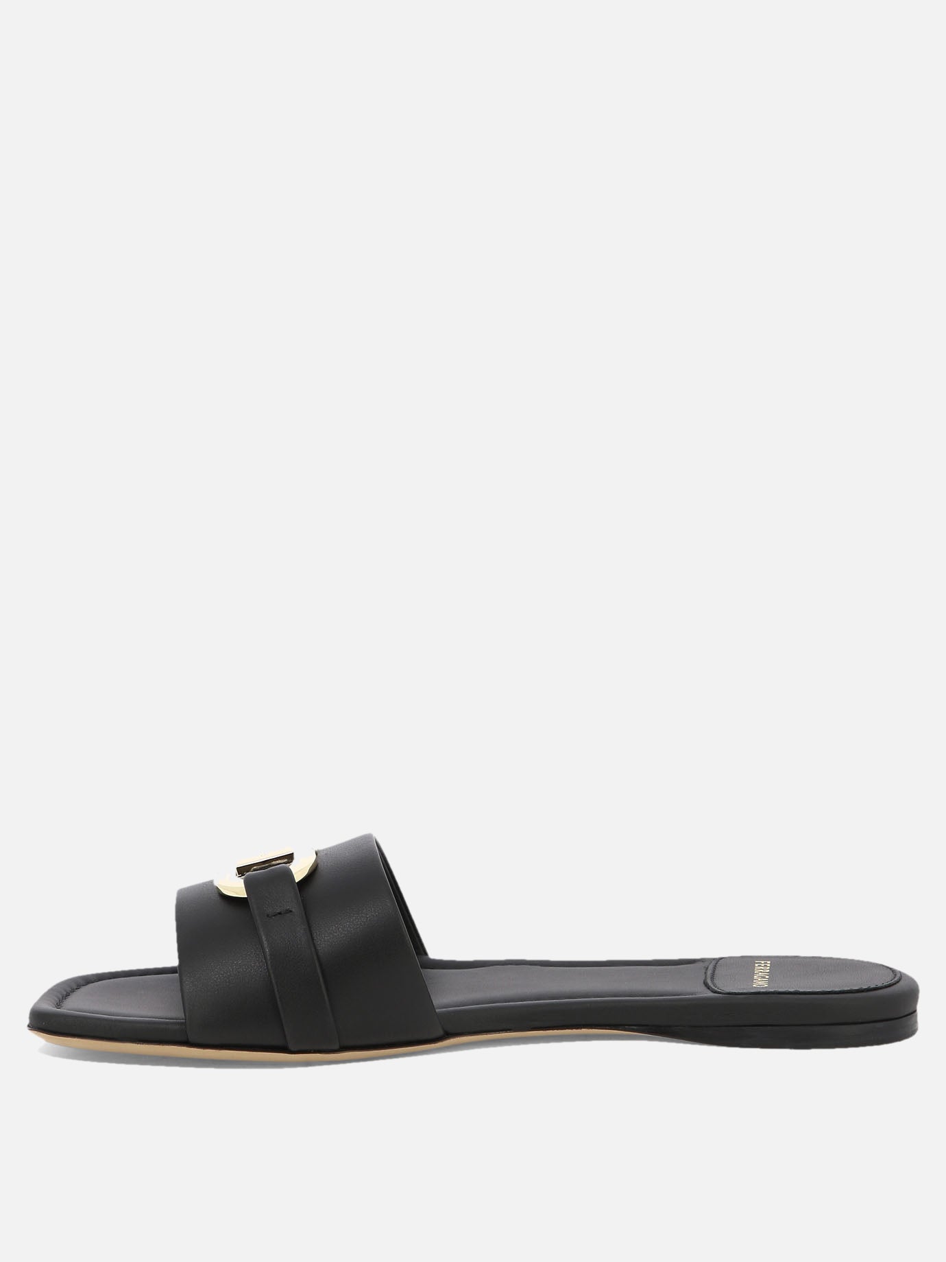 Flat sandals 0769636  Black - Ferragamo Women | PDP | VIETTI Online Store | Zoom-Modal_3
