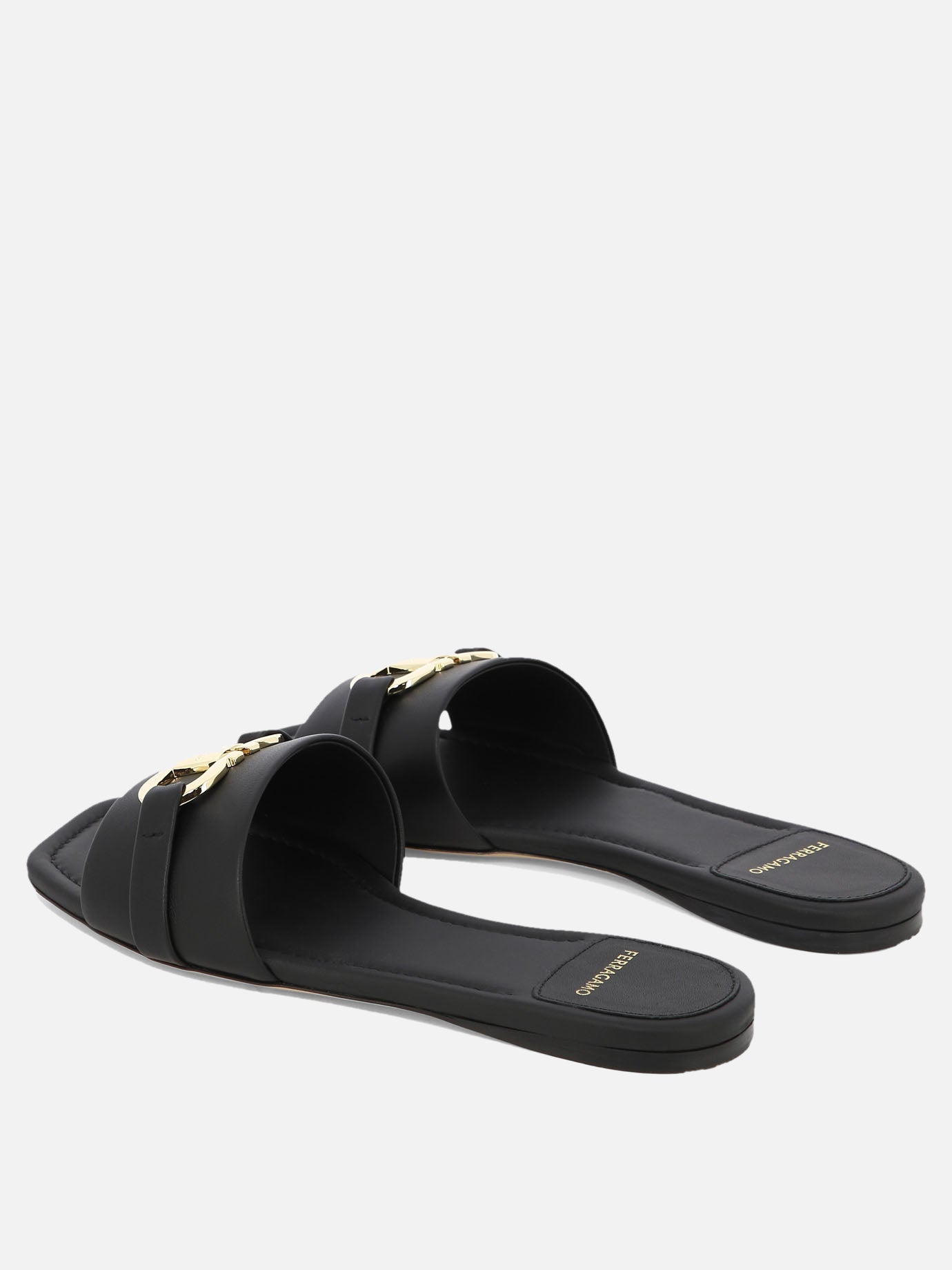 Flat sandals 0769636  Black - Ferragamo Women | PDP | VIETTI Online Store | Zoom-Modal_4
