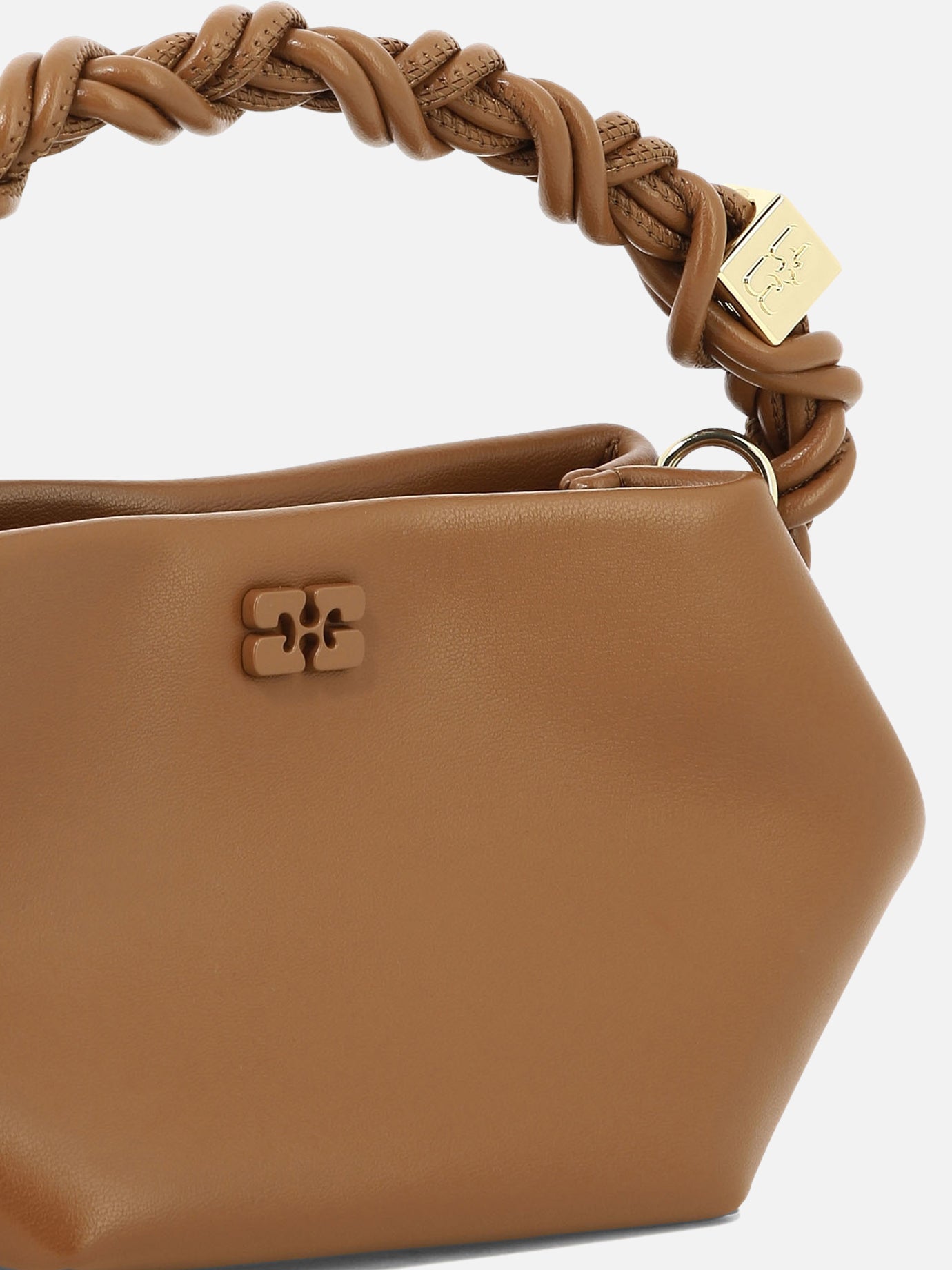 Small bags 65% recycled leather 19% polyurethane fibre 16% polyester  Brown - Ganni Women | PDP | VIETTI Online Store | Zoom-Modal_4
