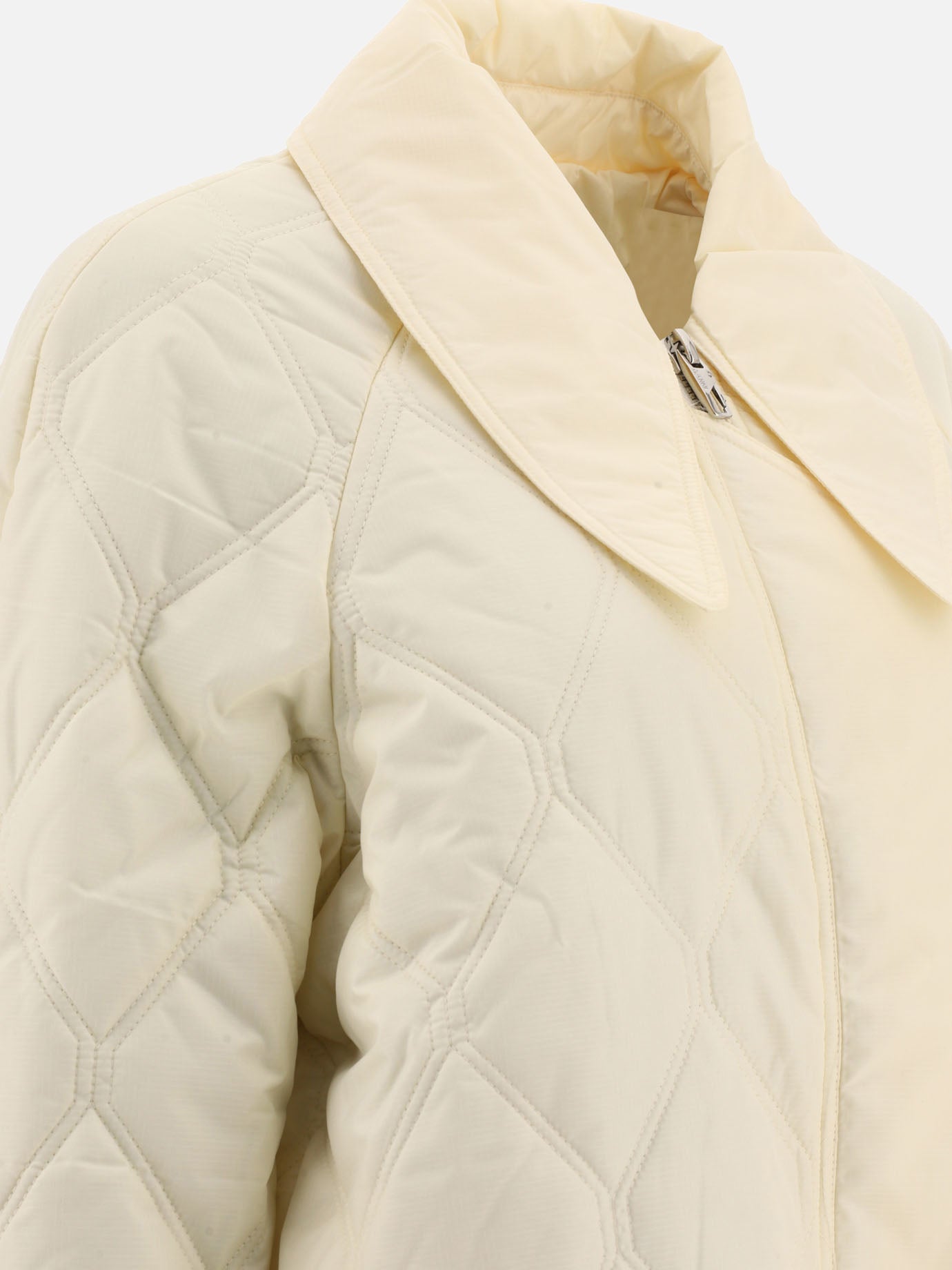 Quilted & Utility Jackets 100% recycled polyester  White - Ganni Women | PDP | VIETTI Online Store | Zoom-Modal_4
