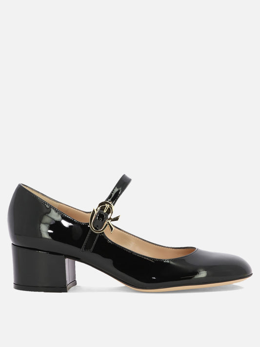 Mary Jane 100% patent leather - 100% leather  Black - Gianvito Rossi Women | PLP | VIETTI Online Store 
