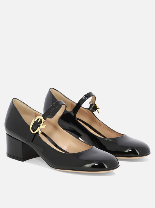 Mary Jane 100% patent leather - 100% leather  Black - Gianvito Rossi Women | PLP | VIETTI Online Store | 2
