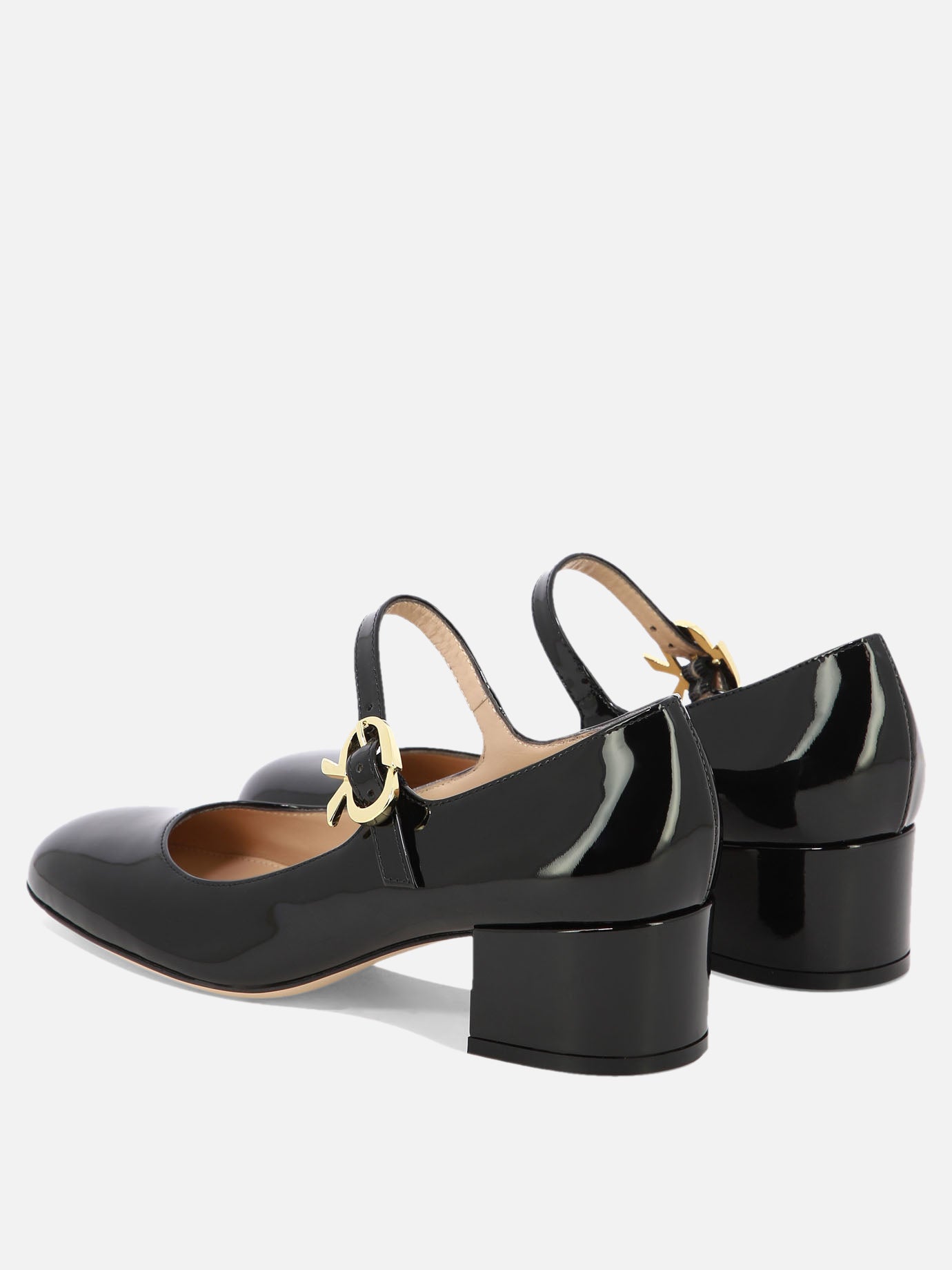 Mary Jane 100% patent leather - 100% leather  Black - Gianvito Rossi Women | PDP | VIETTI Online Store | Zoom-Modal_4
