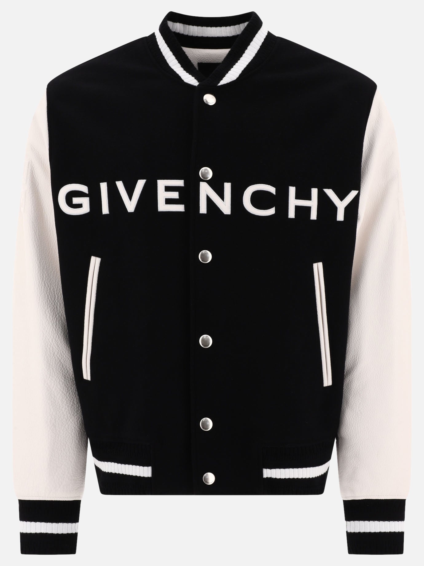 Bomber jackets 80% polyamide 20% wool  Black - Givenchy Men | PDP | VIETTI Online Store | thumbnail
