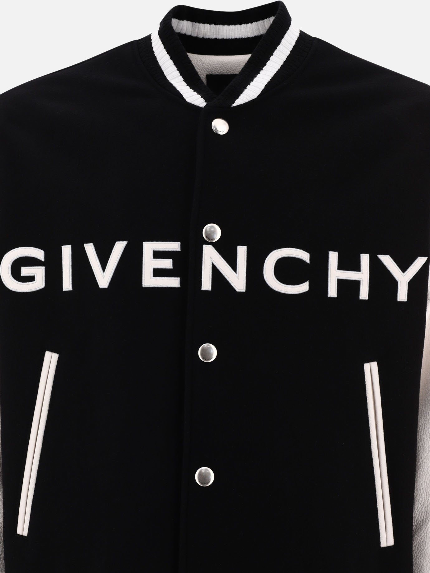 Bomber jackets 80% polyamide 20% wool  Black - Givenchy Men | PDP | VIETTI Online Store | thumbnail_3