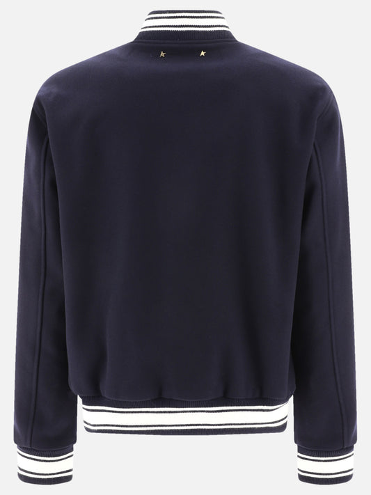 Bomber jackets 72% virgin wool 28% polyamide  Blue - Golden Goose Men | PLP | VIETTI Online Store | 2
