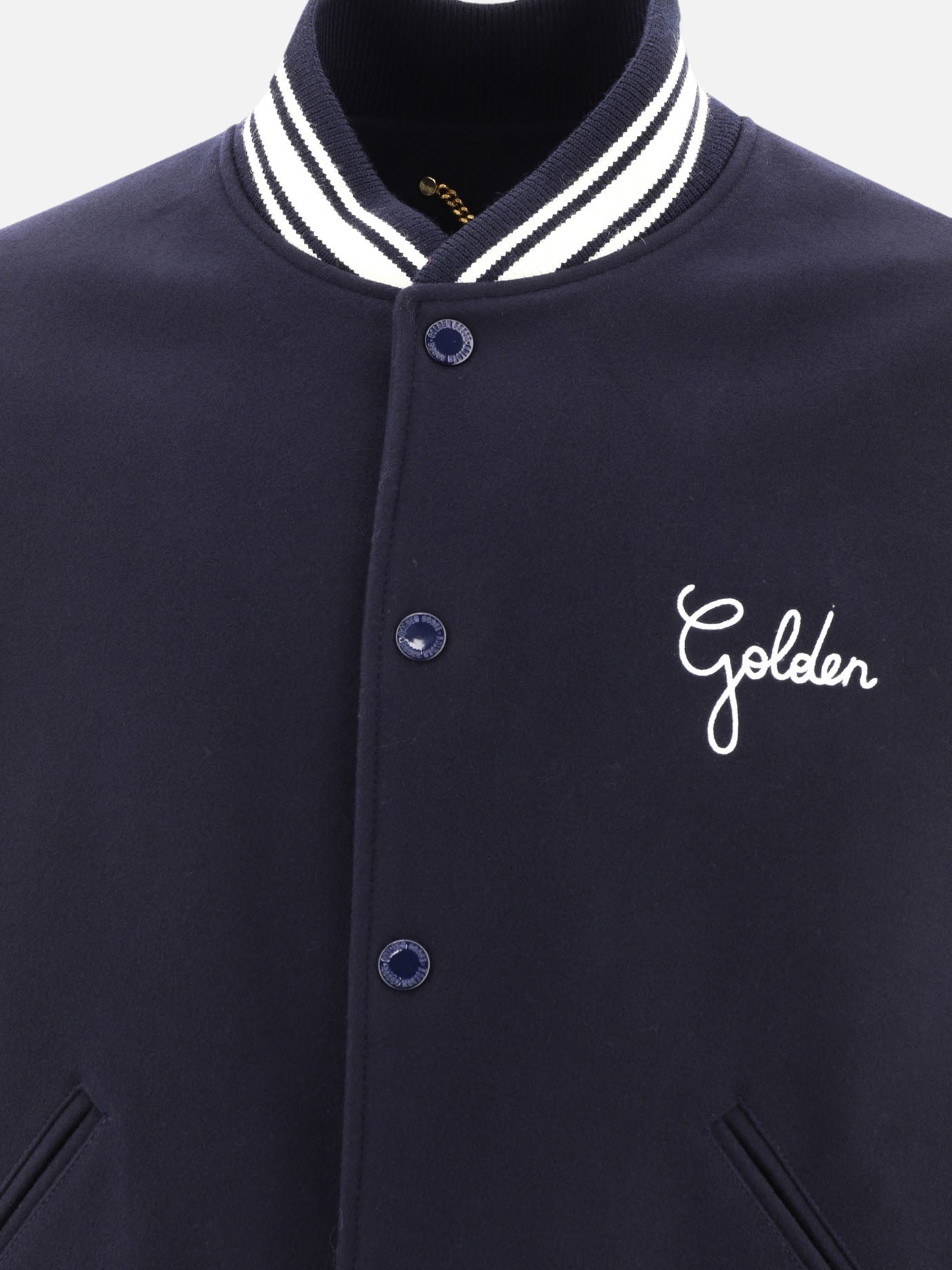 Bomber jackets 72% virgin wool 28% polyamide  Blue - Golden Goose Men | PDP | VIETTI Online Store | Zoom-Modal_3
