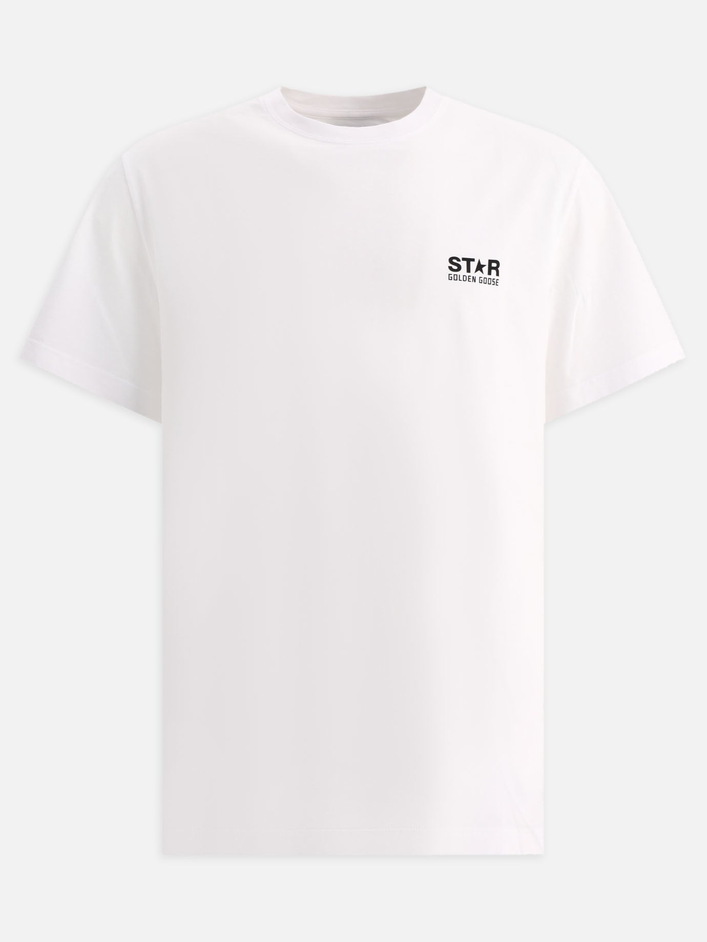 Crewneck t-shirts 100% cotton  White - Golden Goose Men | PDP | VIETTI Online Store | Zoom-Modal
