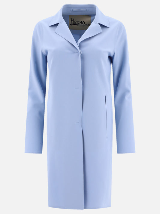 Raincoats & Trench coats 75% polyamide 25% elastane  Light blue - Herno Women | PLP | VIETTI Online Store 
