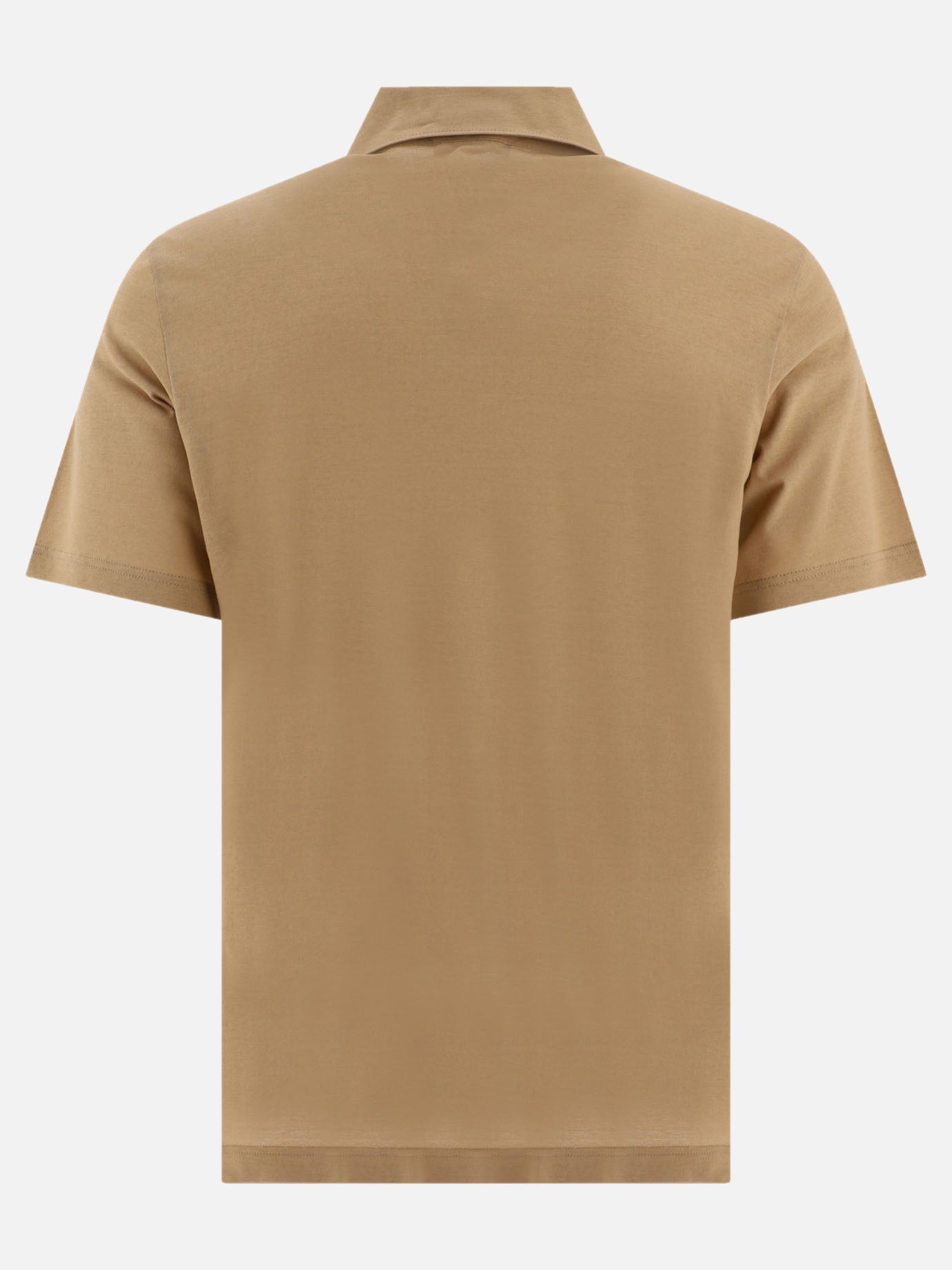 Polo shirts with buttons 100% cotton  Beige - Herno Men | PDP | VIETTI Online Store | thumbnail_2