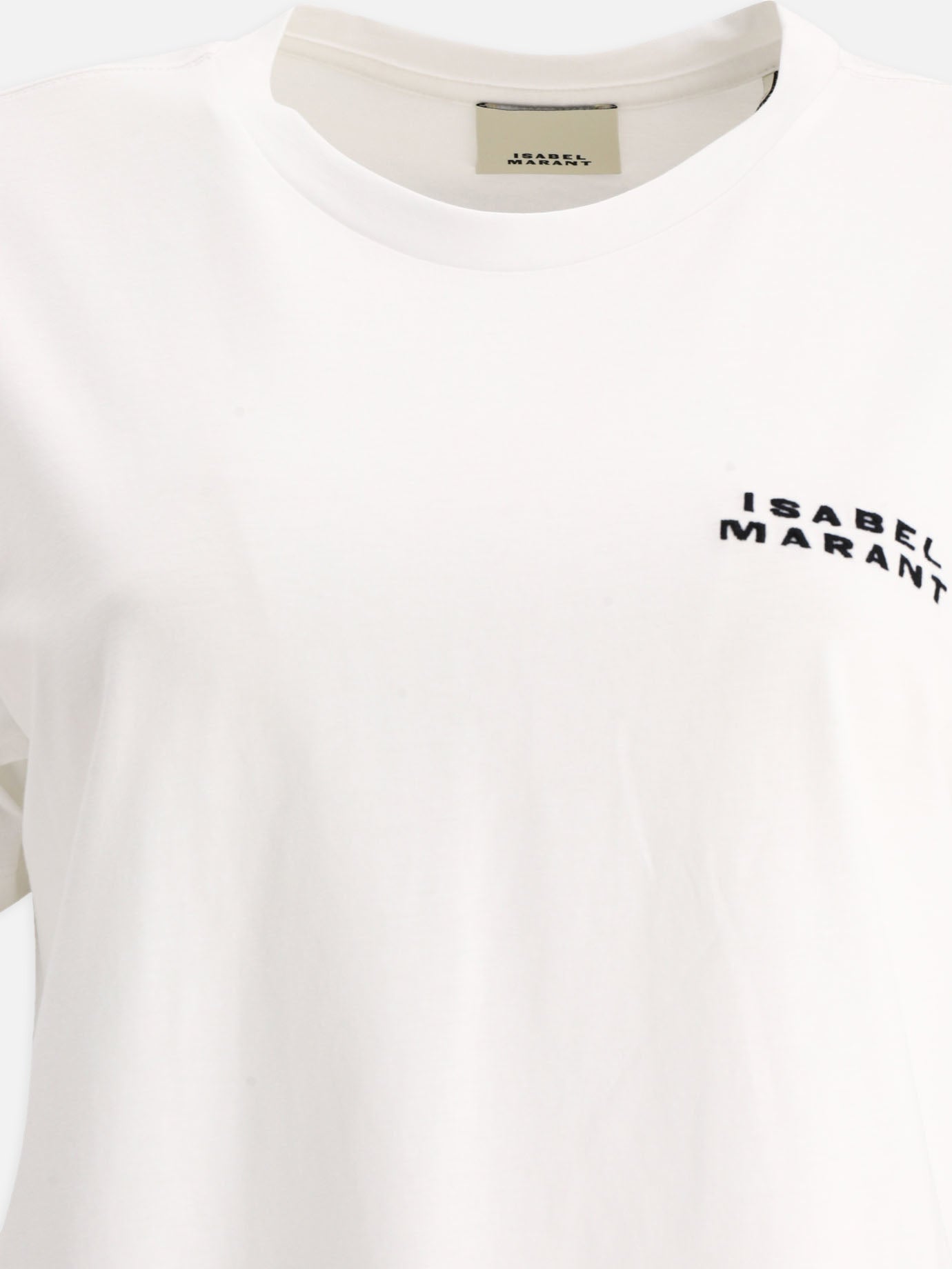 Crewneck t-shirts Solid colour  White - Isabel Marant Women | PDP | VIETTI Online Store | Zoom-Modal_3
