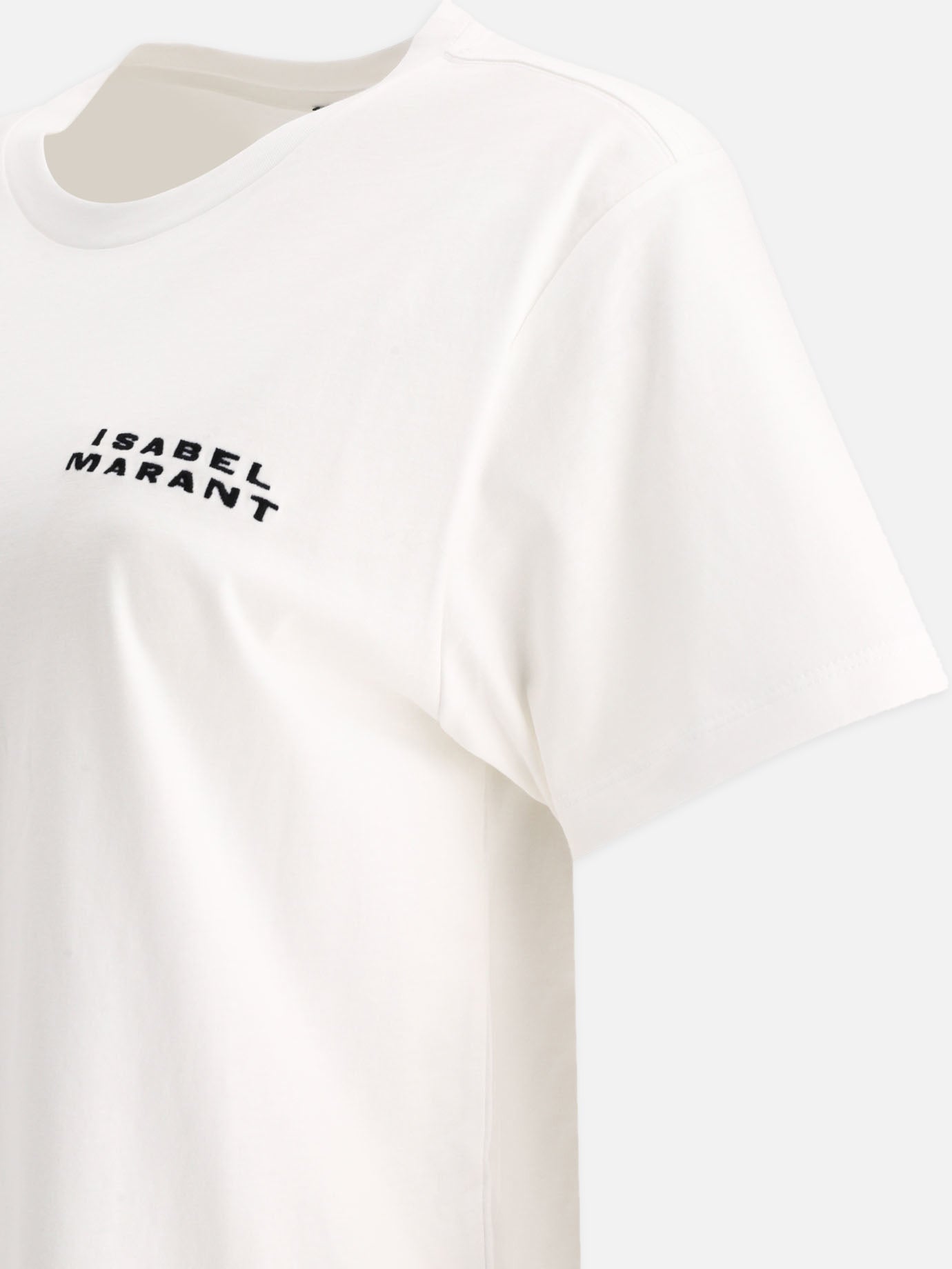 Crewneck t-shirts Solid colour  White - Isabel Marant Women | PDP | VIETTI Online Store | Zoom-Modal_4
