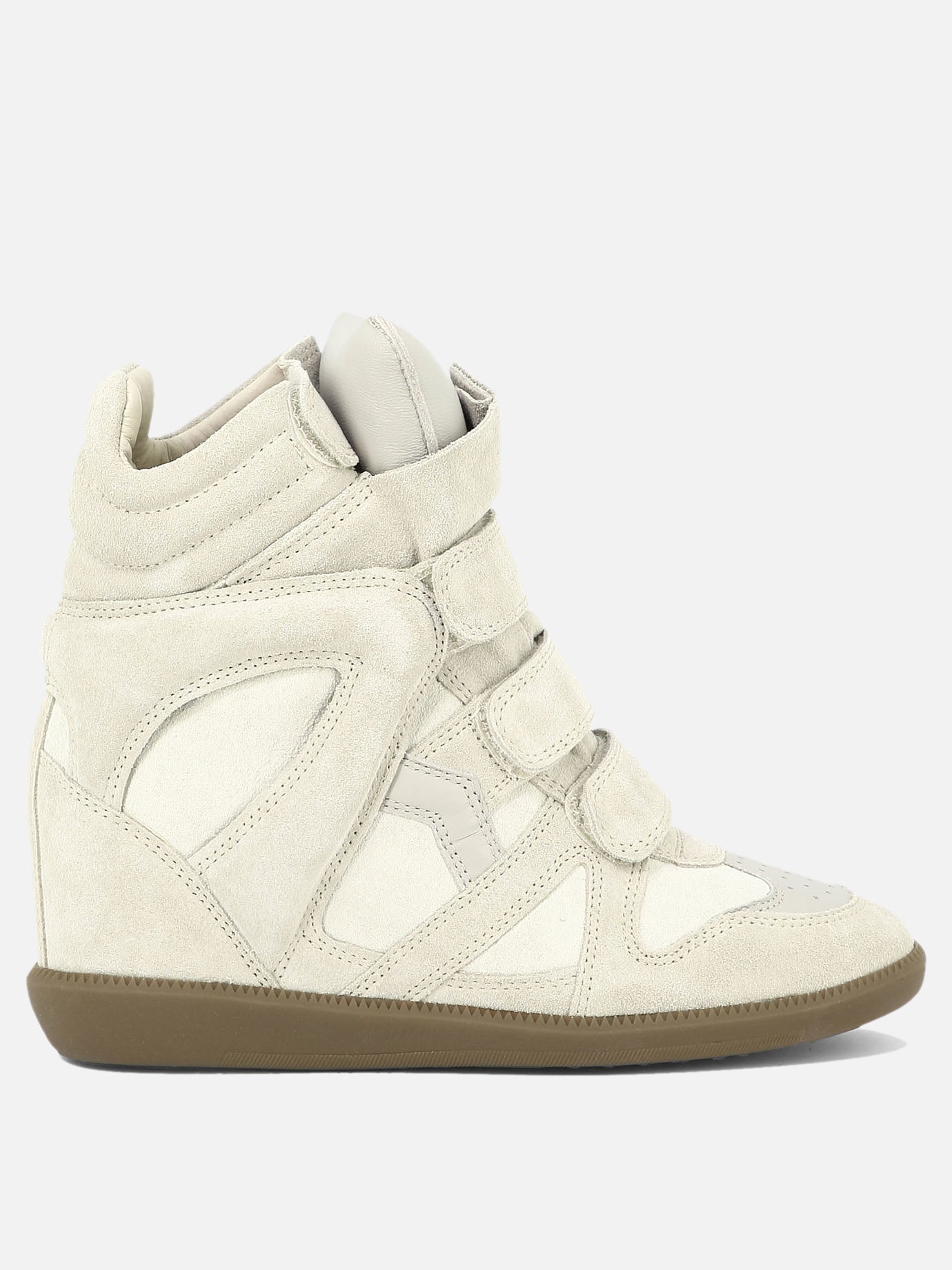 High top sneakers 100% leather - 100% rubber  Beige - Isabel Marant Women | PDP | VIETTI Online Store | thumbnail