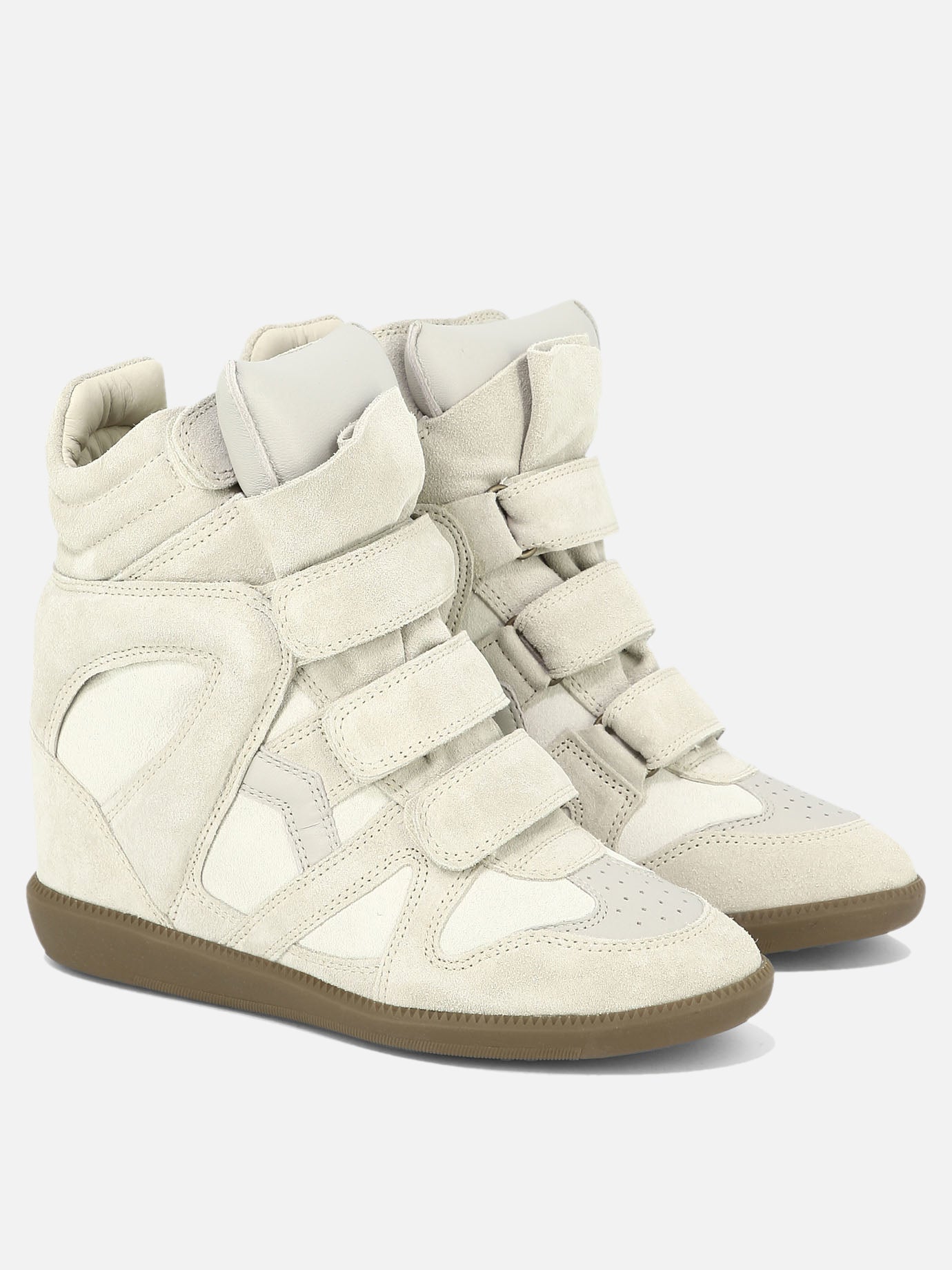 High top sneakers 100% leather - 100% rubber  Beige - Isabel Marant Women | PDP | VIETTI Online Store | Zoom-Modal_2
