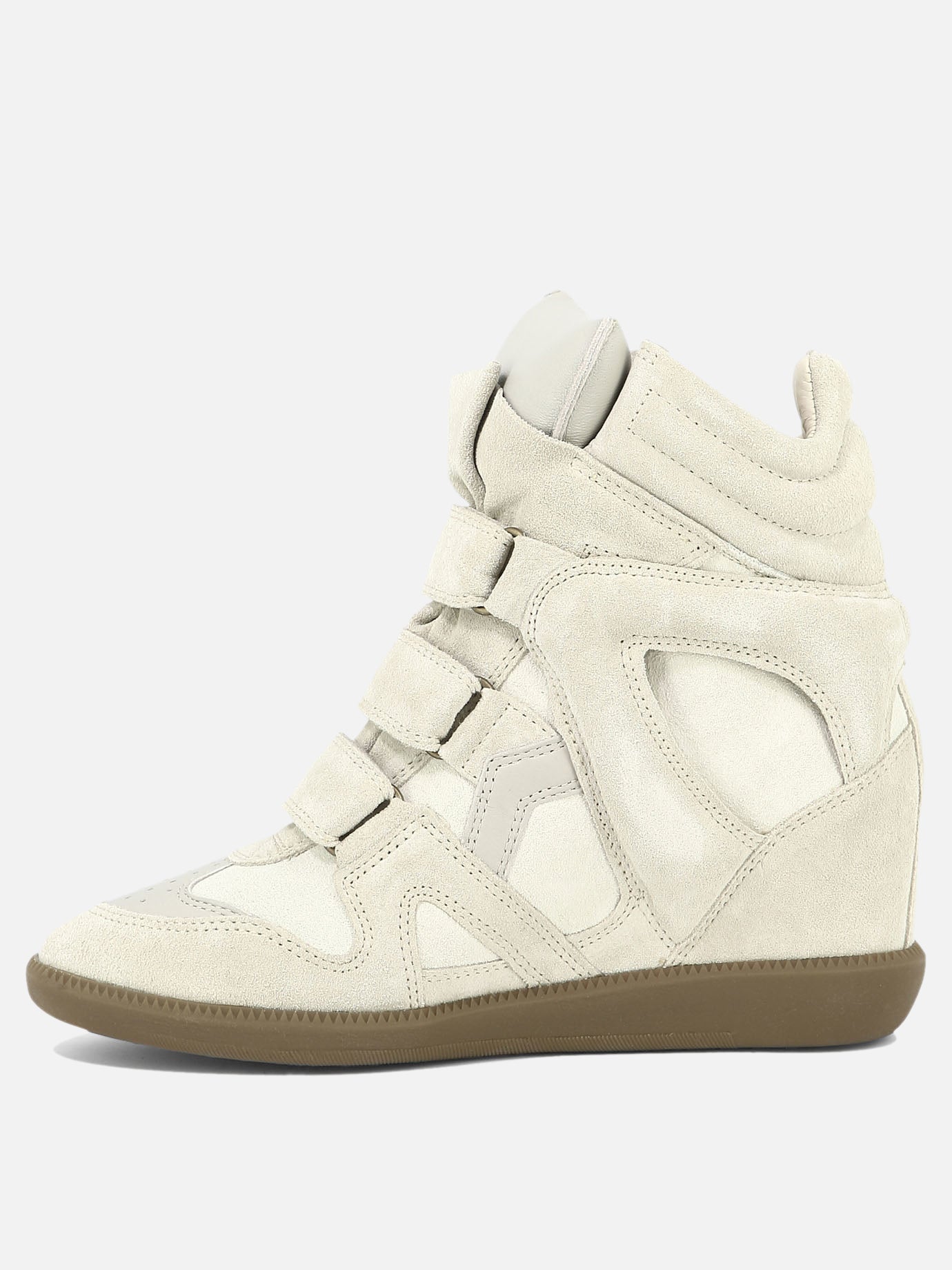 High top sneakers 100% leather - 100% rubber  Beige - Isabel Marant Women | PDP | VIETTI Online Store | Zoom-Modal_3
